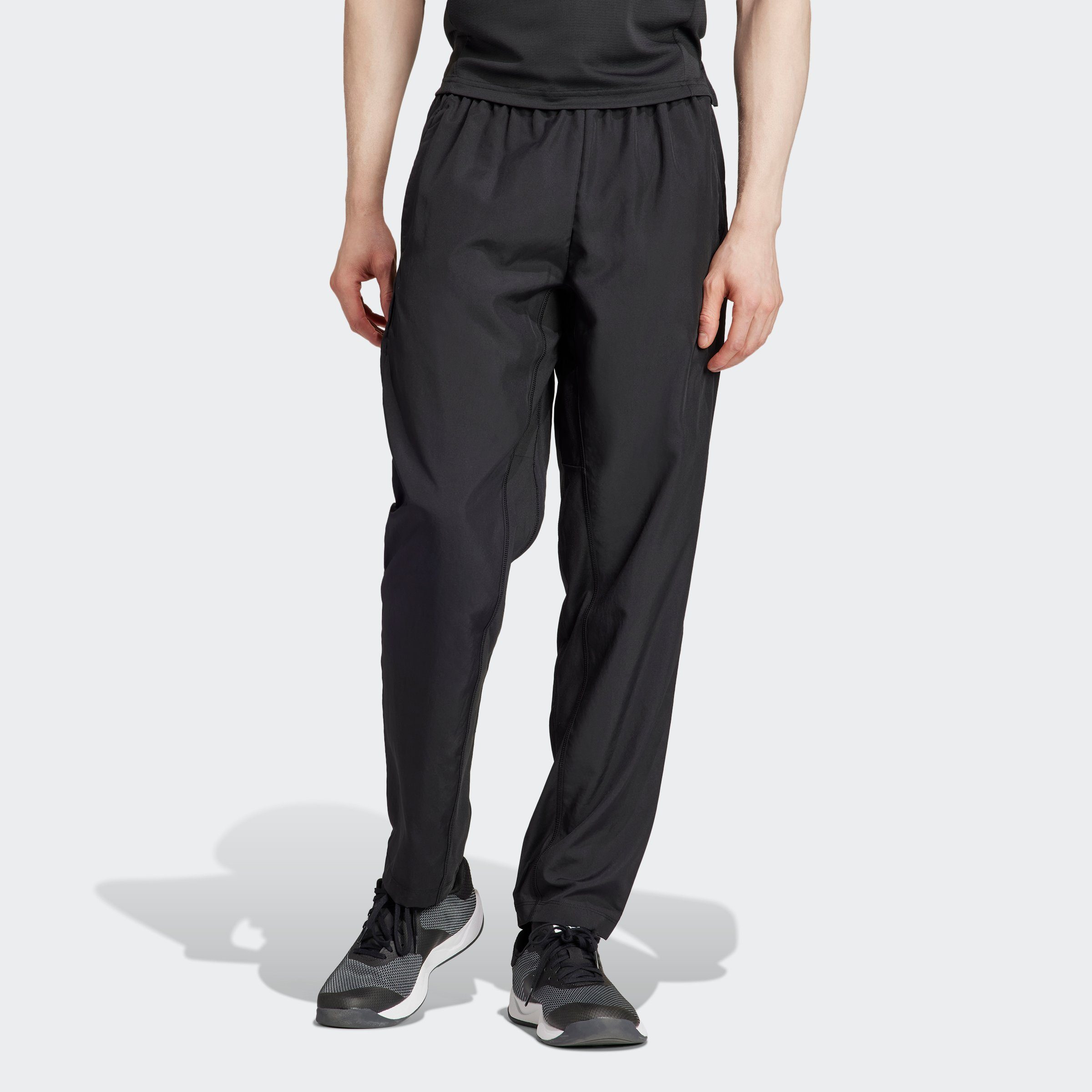 adidas Performance Sportbroek GYM+ WOVEN PT (1-delig)