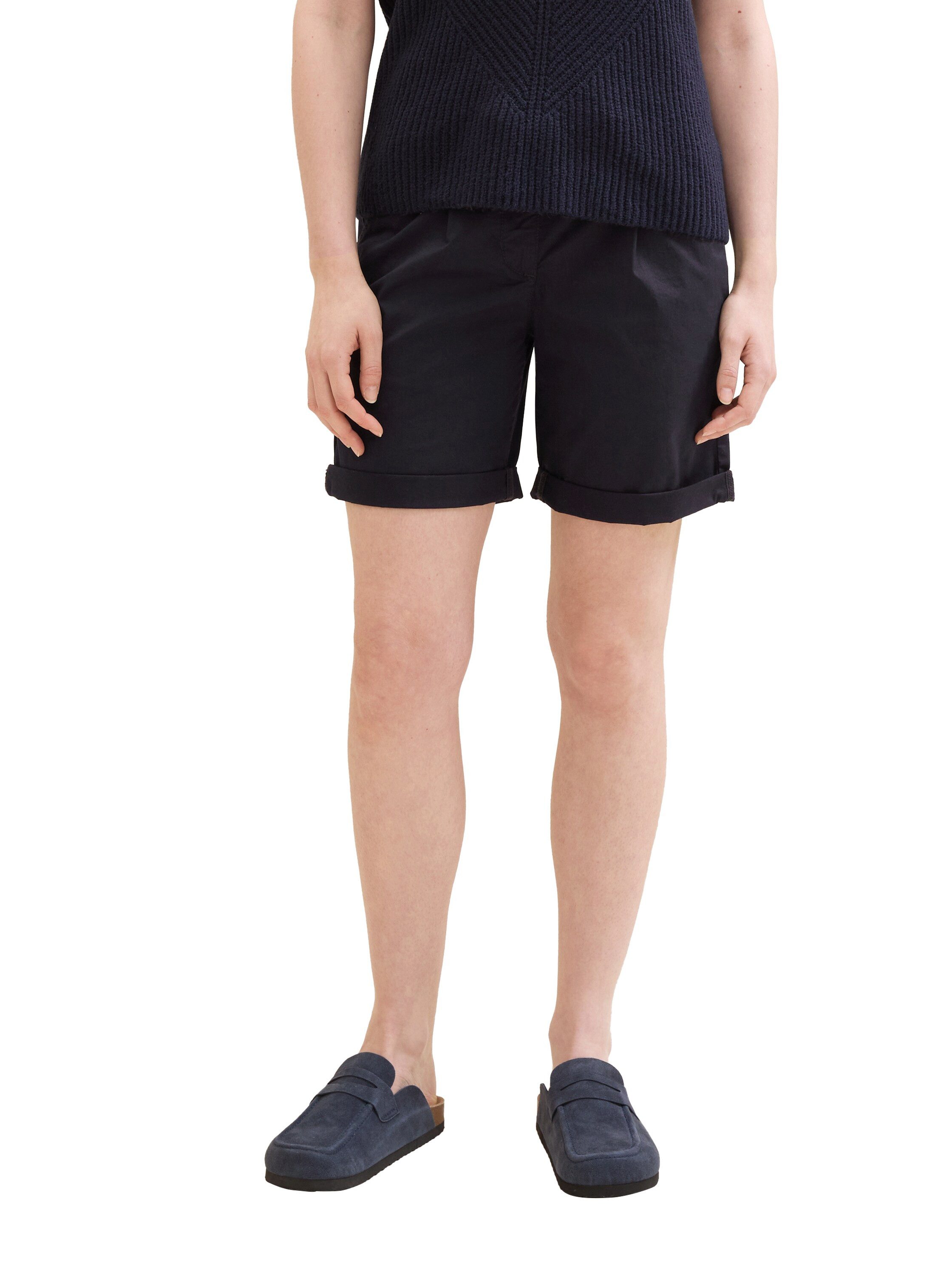 Tom Tailor Chino-short met insteekzakken en koordtrek