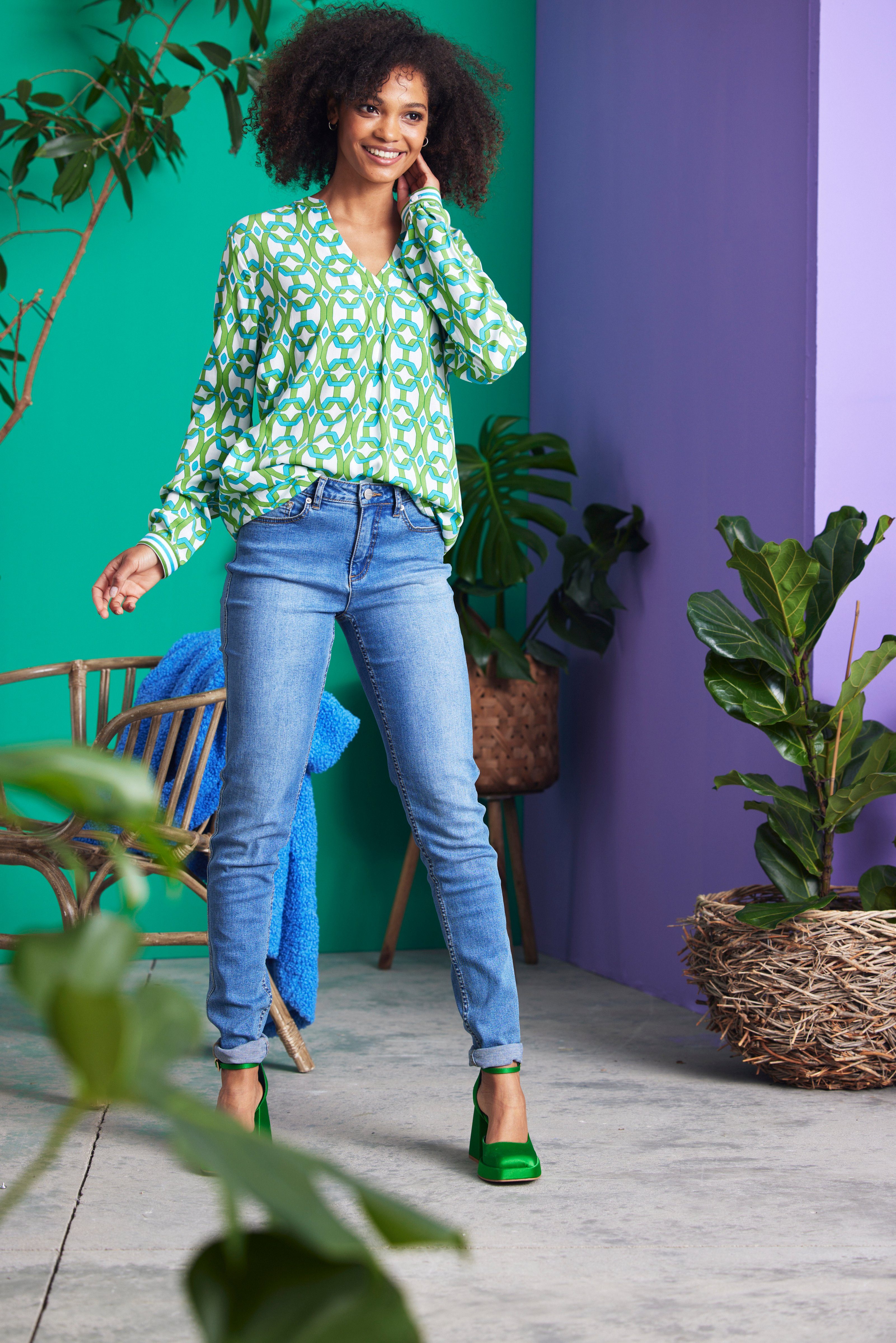 Aniston CASUAL Slim fit jeans regular waist