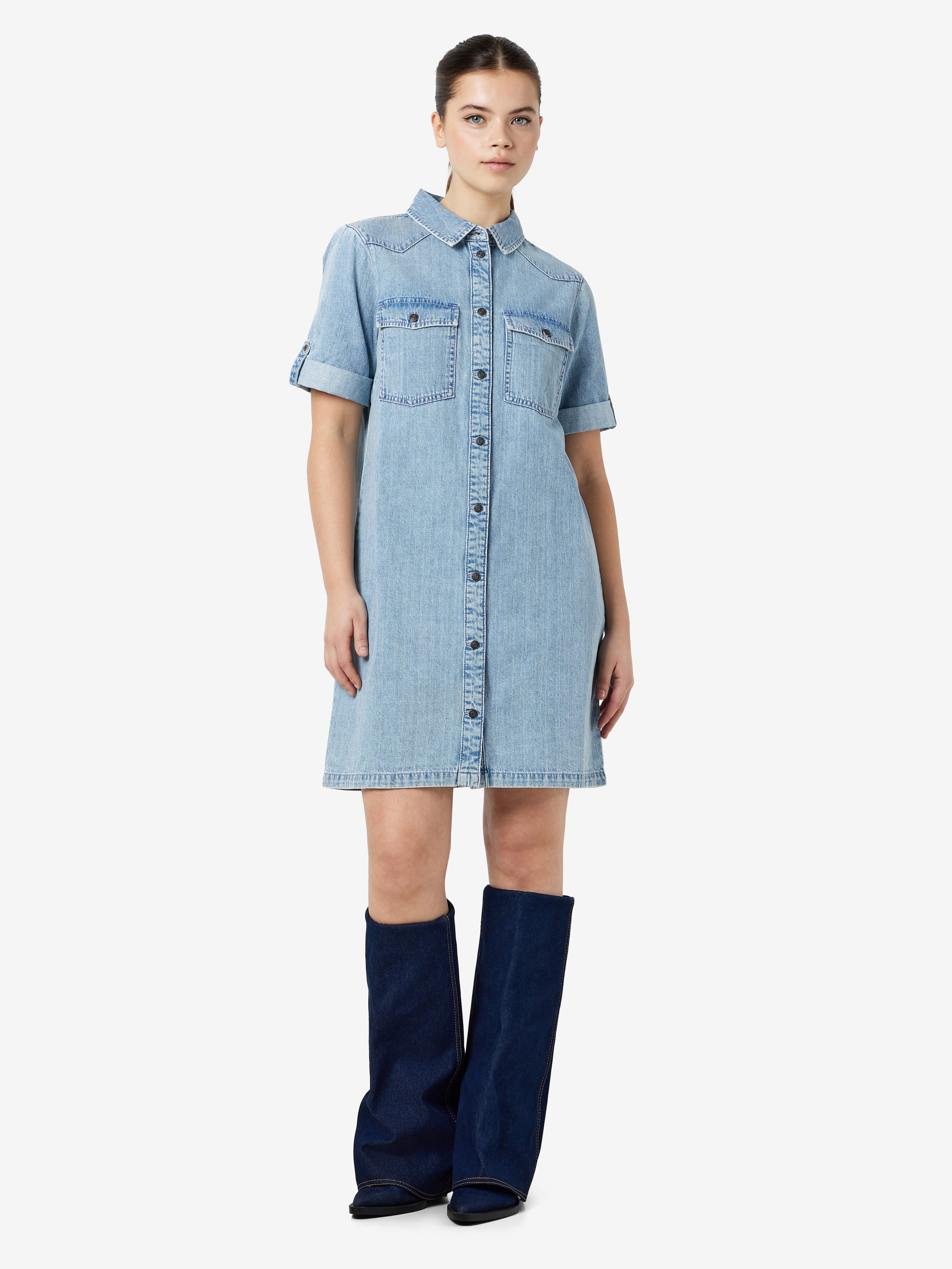 Noisy may Jeans jurk NMNEW SIGNE S/S DENIM DRESS VI003LB NOOS