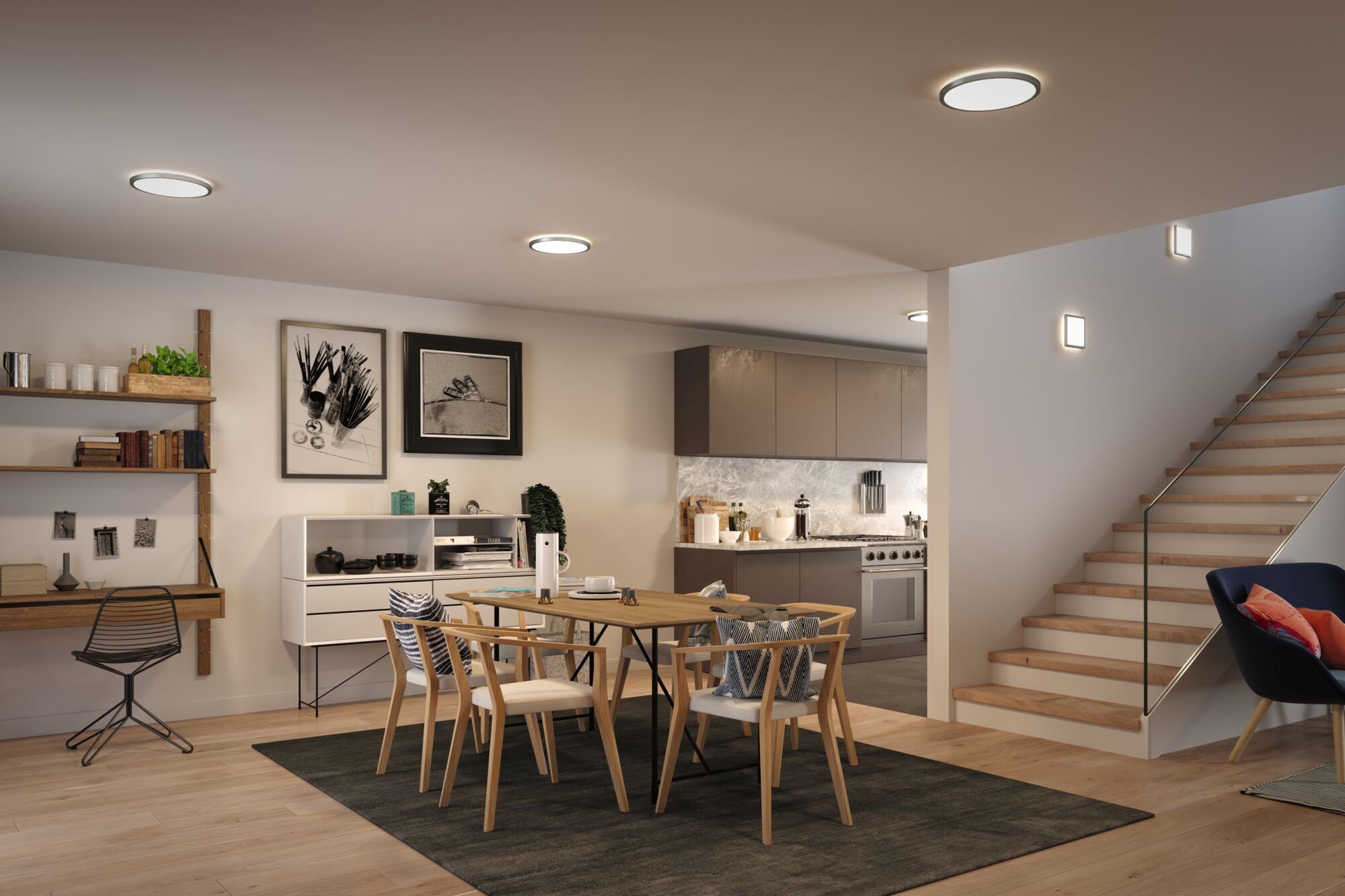 Paulmann Led-paneel Atria Shine IP20 rond 293mm 16W 2000lm 4000K (1 stuk)