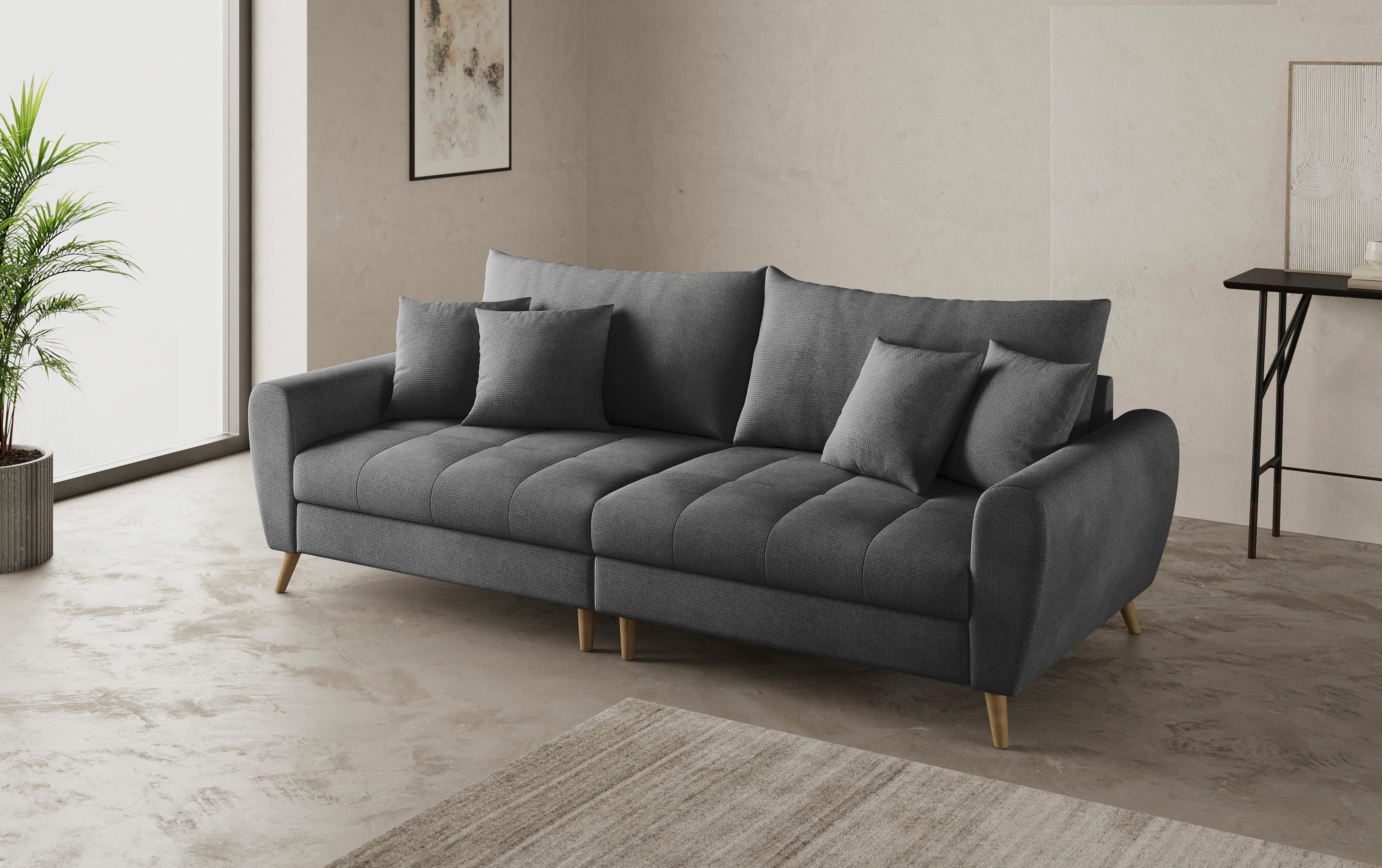 Mr. Couch Megabank Blackburn II Optioneel met koudschuimvering tot 140 kg belastbaar