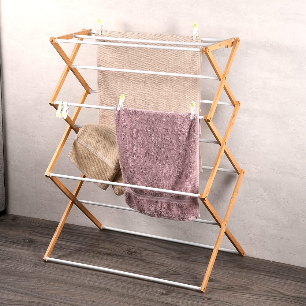 KESPER for kitchen & home Wasrek Wasdroger staand, van bamboe, FSC (1-delig)