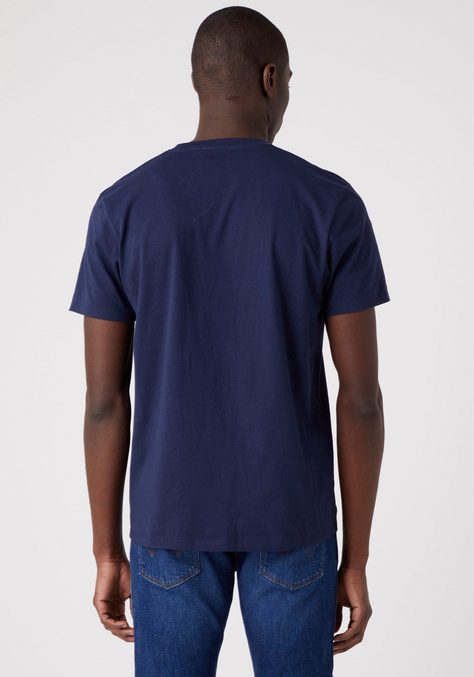 Wrangler T-shirt Sign Off (2-delig, Set van 2)
