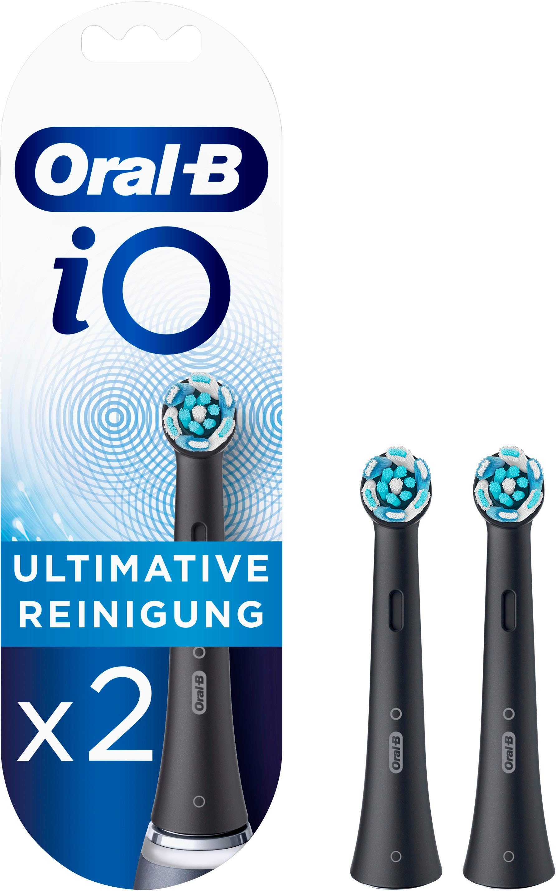 Oral B Opzetborsteltjes IO ultieme reiniging black