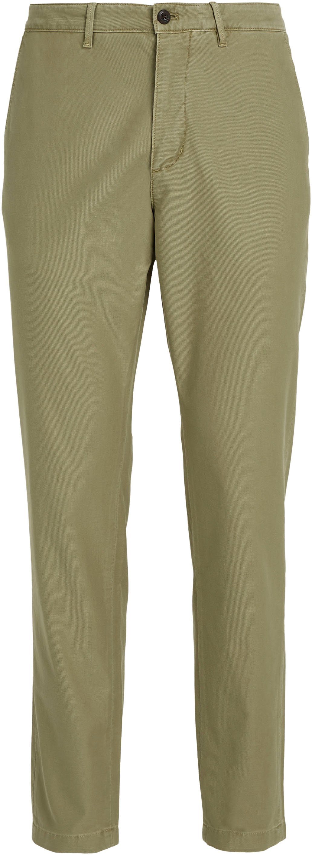 Tommy Hilfiger Chino CHELSEA GABARDINE GMD met logo borduursel op de achterzak