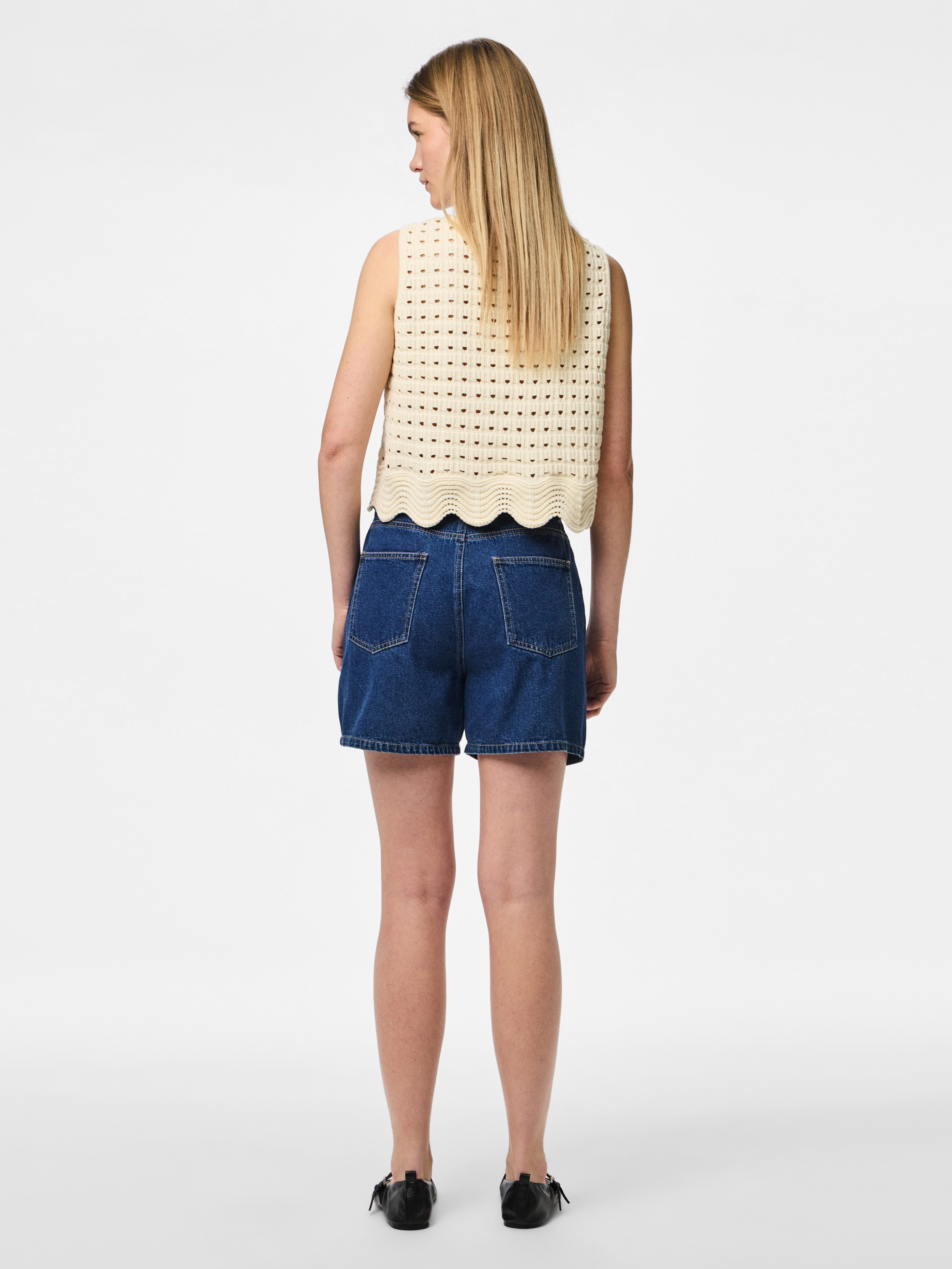 pieces Jeansshort PCABBI MW SHORTS NOOS