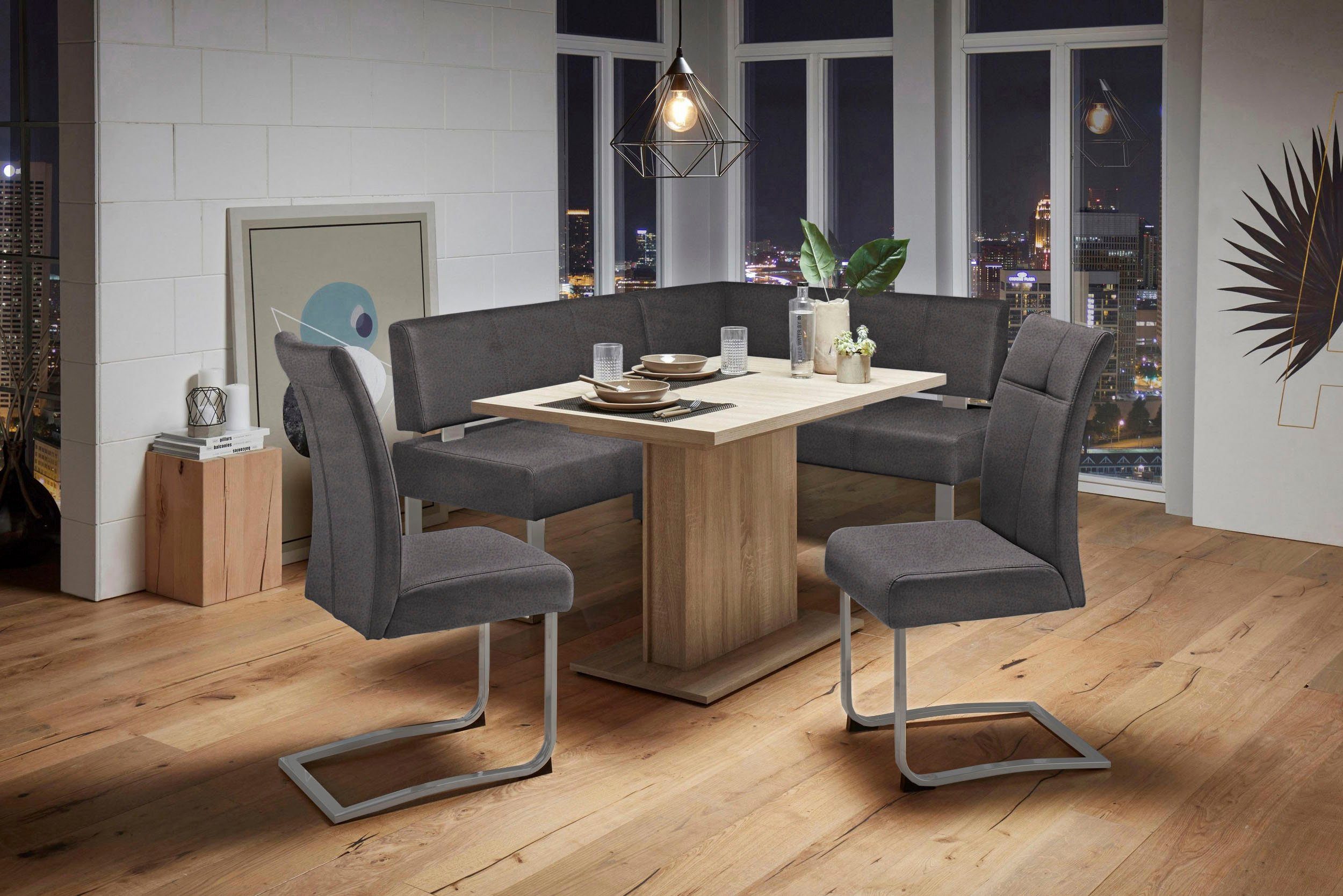 Home affaire Vrijdragende stoel RAB Bekleding in verschillende kwaliteiten, maximaal vermogen 120 kg (set, 2 stuks)