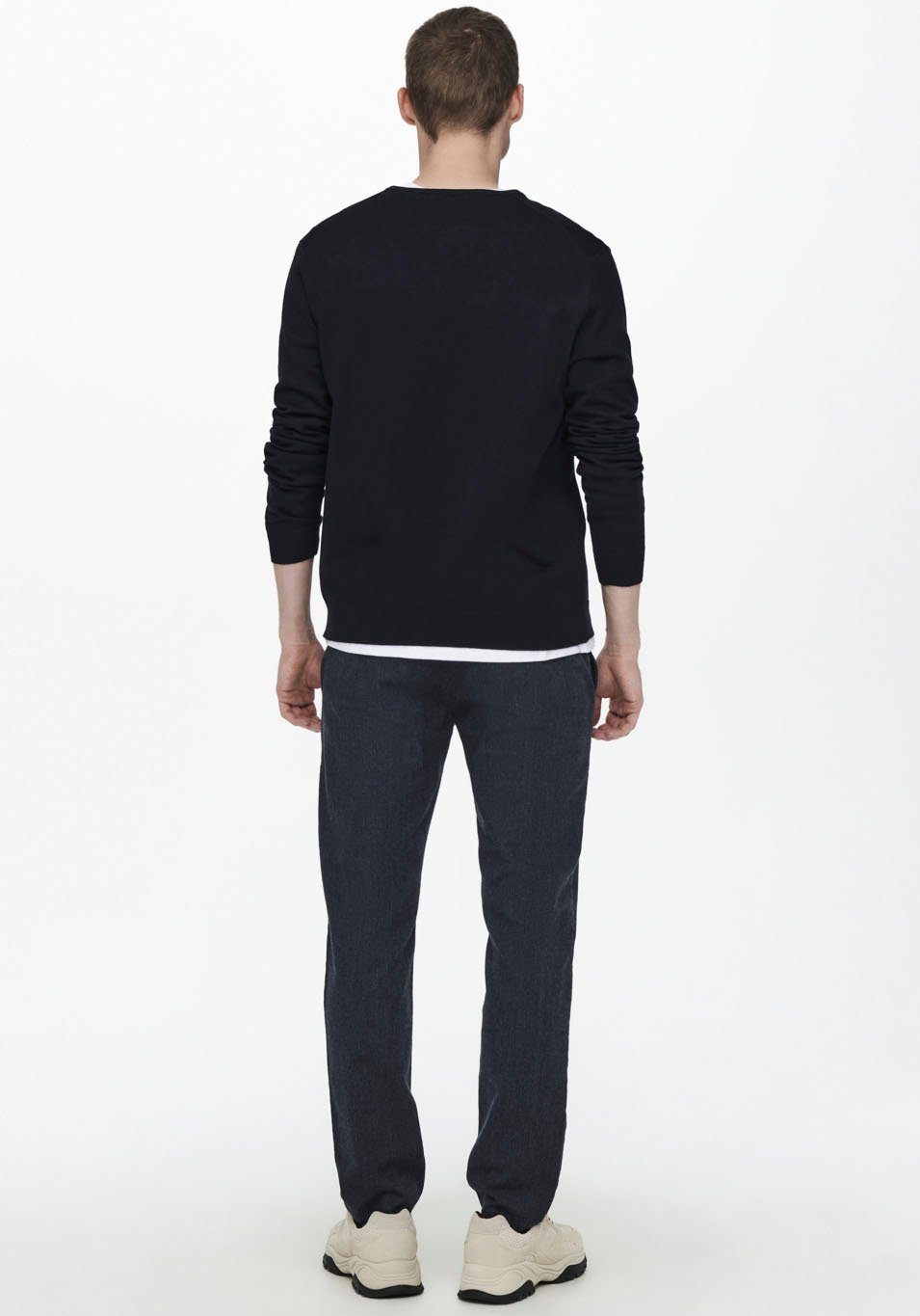 ONLY & SONS Trui met ronde hals WYLER LIFE CREW KNIT
