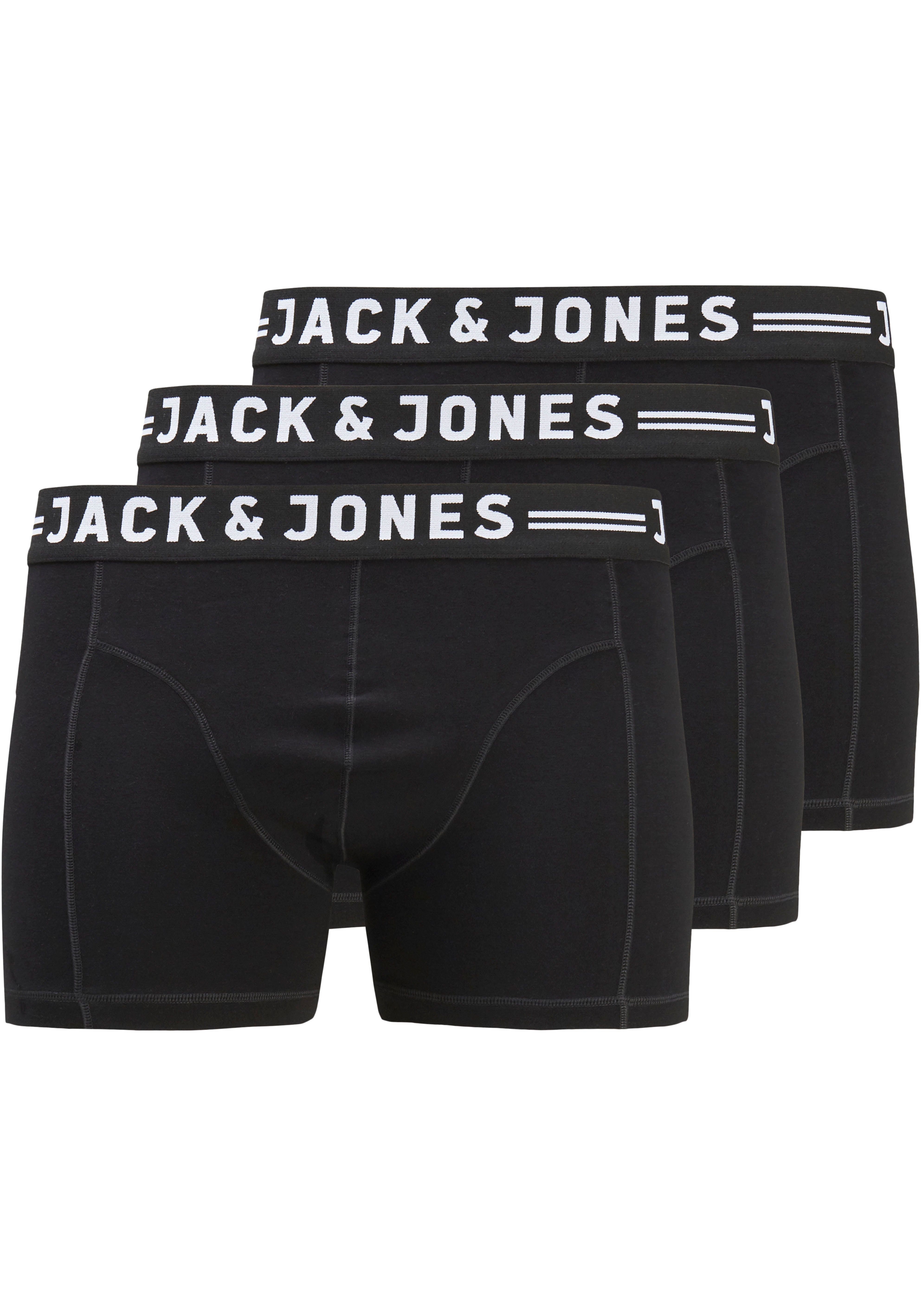 Jack & Jones PlusSize Boxershort JACSENSE TRUNKS 3-PACK NOOS PLS (3 stuks)