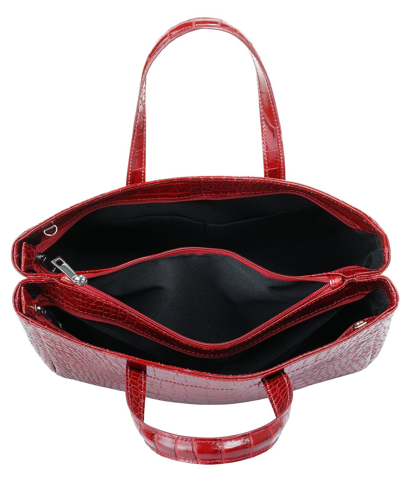 Cluty Tas echt leer, made in italy