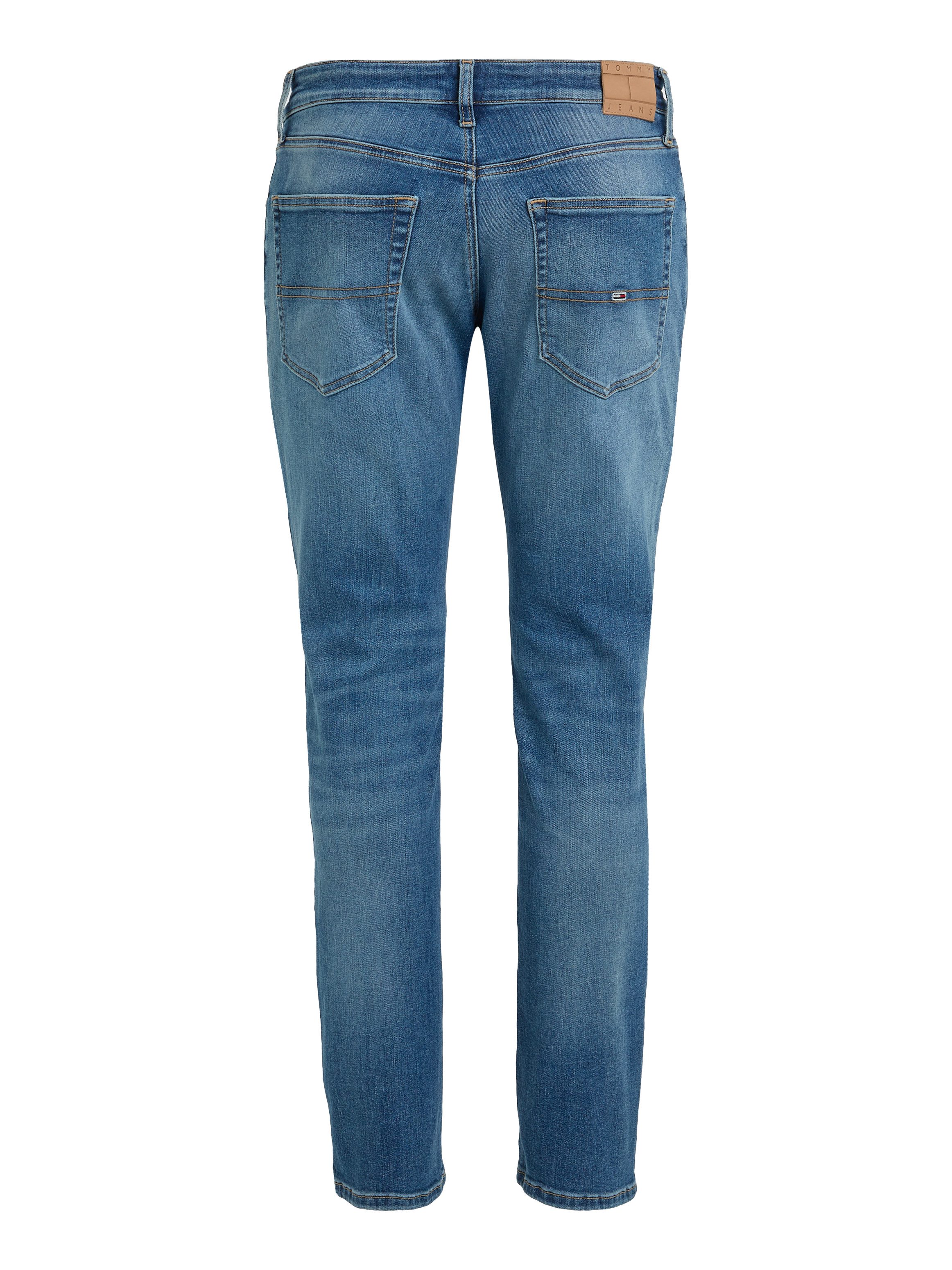 TOMMY JEANS Slim fit jeans SCANTON SLIM met gestempeld logo