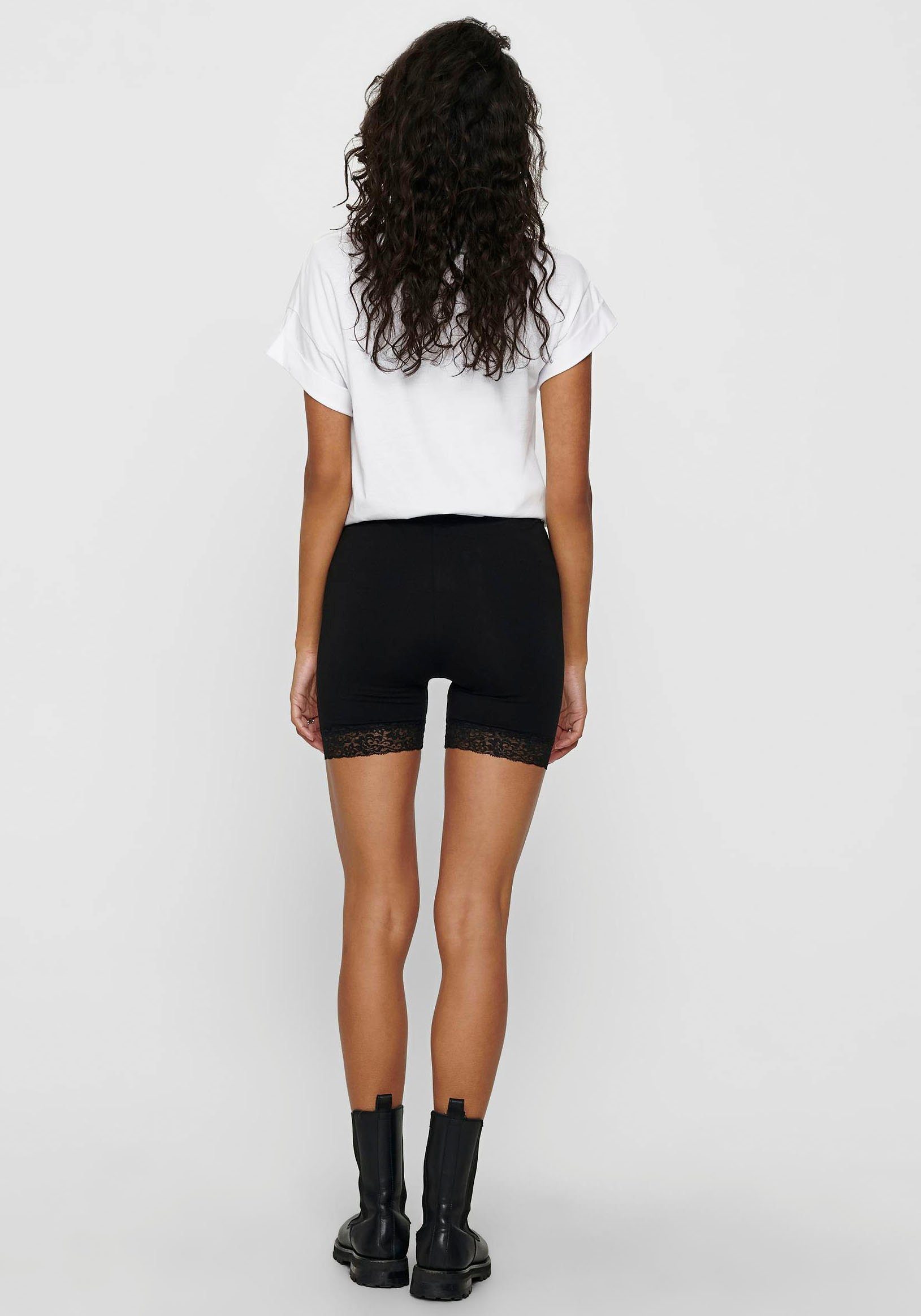 Only Fietsbroekje ONLLIVE LOVE LACE SHORTS 2PACK JRS NOOS (Set van 2)