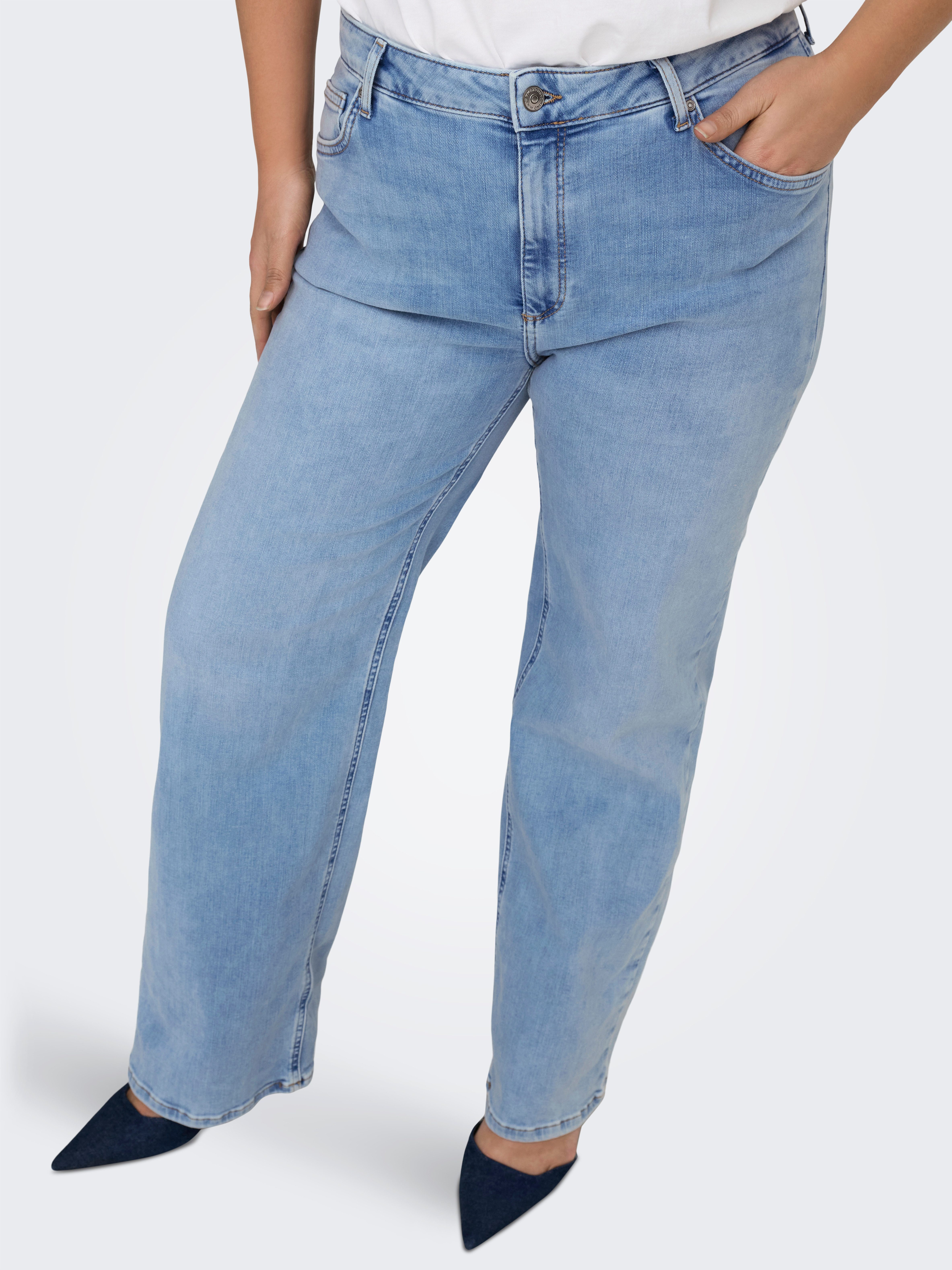 ONLY CARMAKOMA Wijde jeans CARWILLY HW WIDE DNM TAI006
