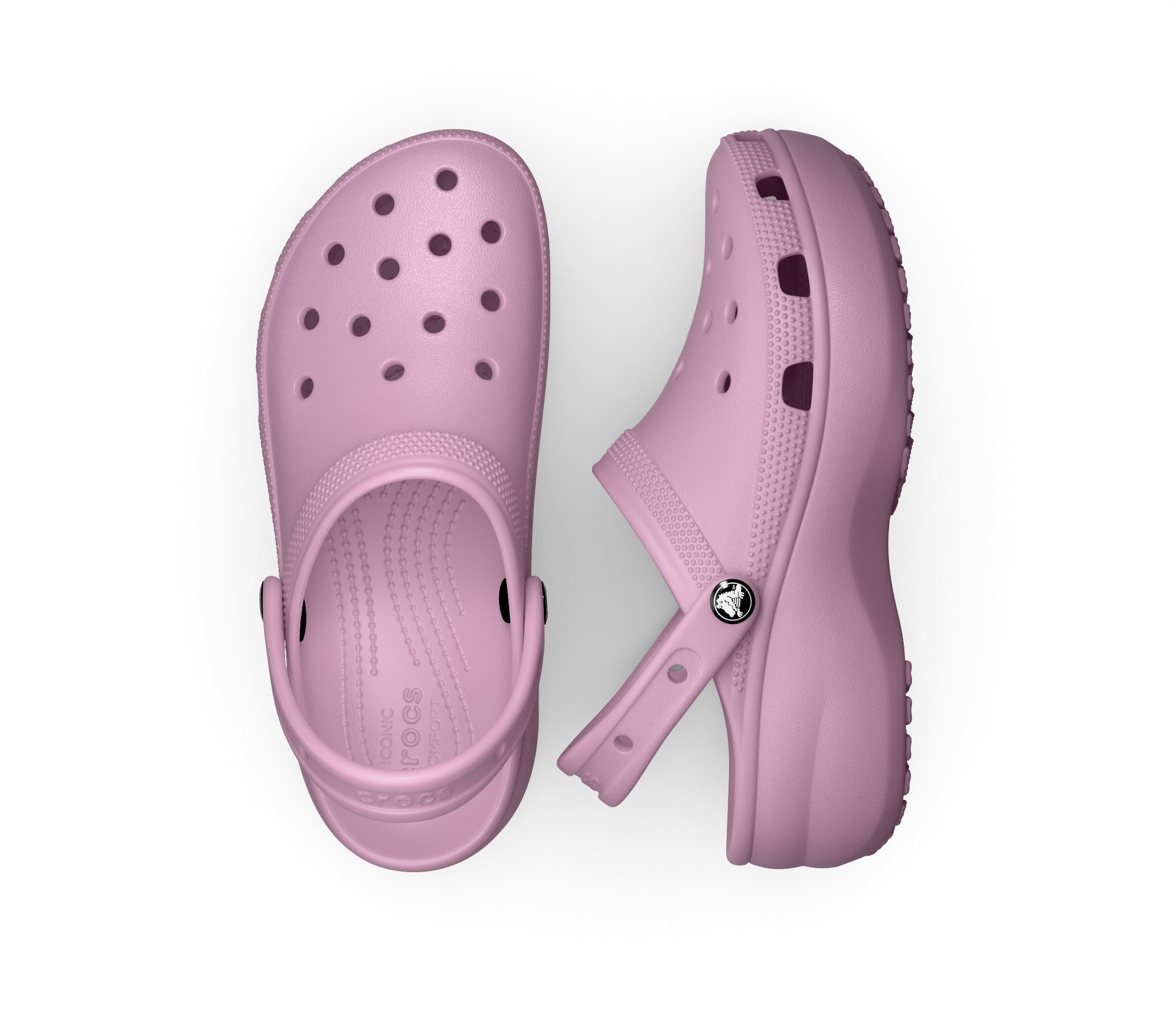 Crocs Clogs Classic Platform Clog W , zomerschoen, pantoffels, pantoffel, trendy plateauzool