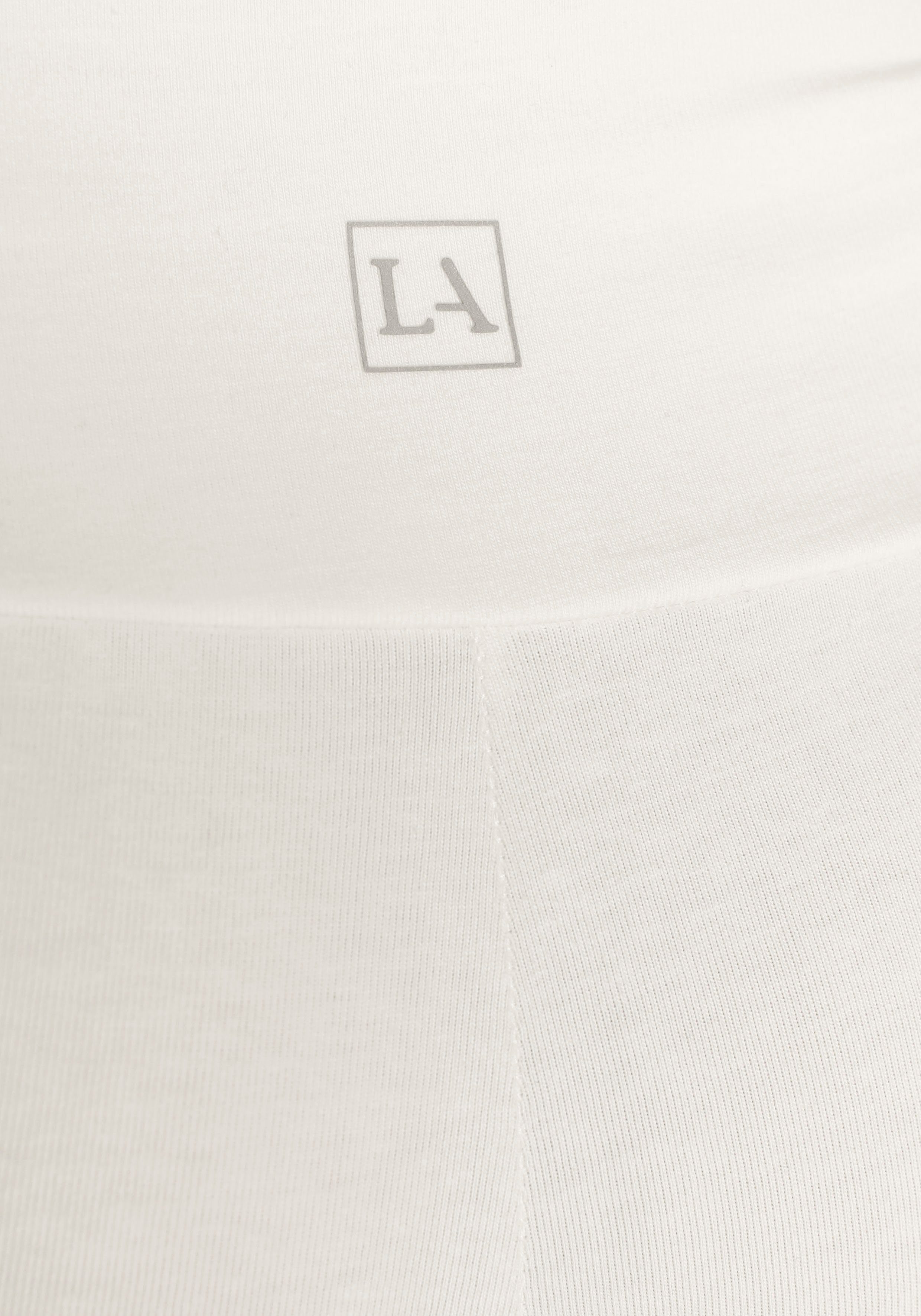Lascana Short met brede boord en logoprint