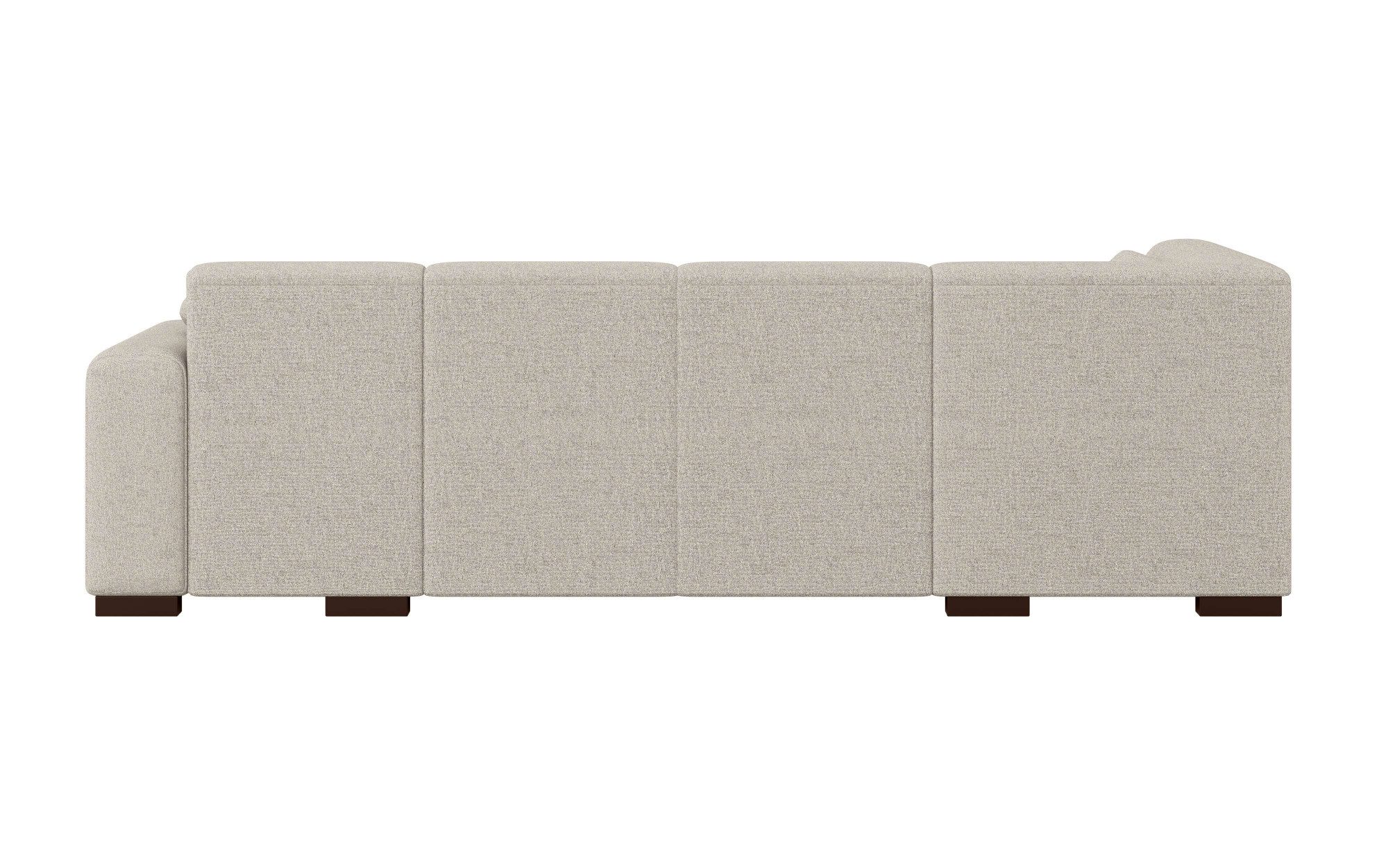 Home affaire Zithoek BORNHOLM U-vorm met chaise longue rechts/links, B/D/H: 300/162/85 cm U-vorm met golvende ondervering, chaise longue rechts of links bestelbaar
