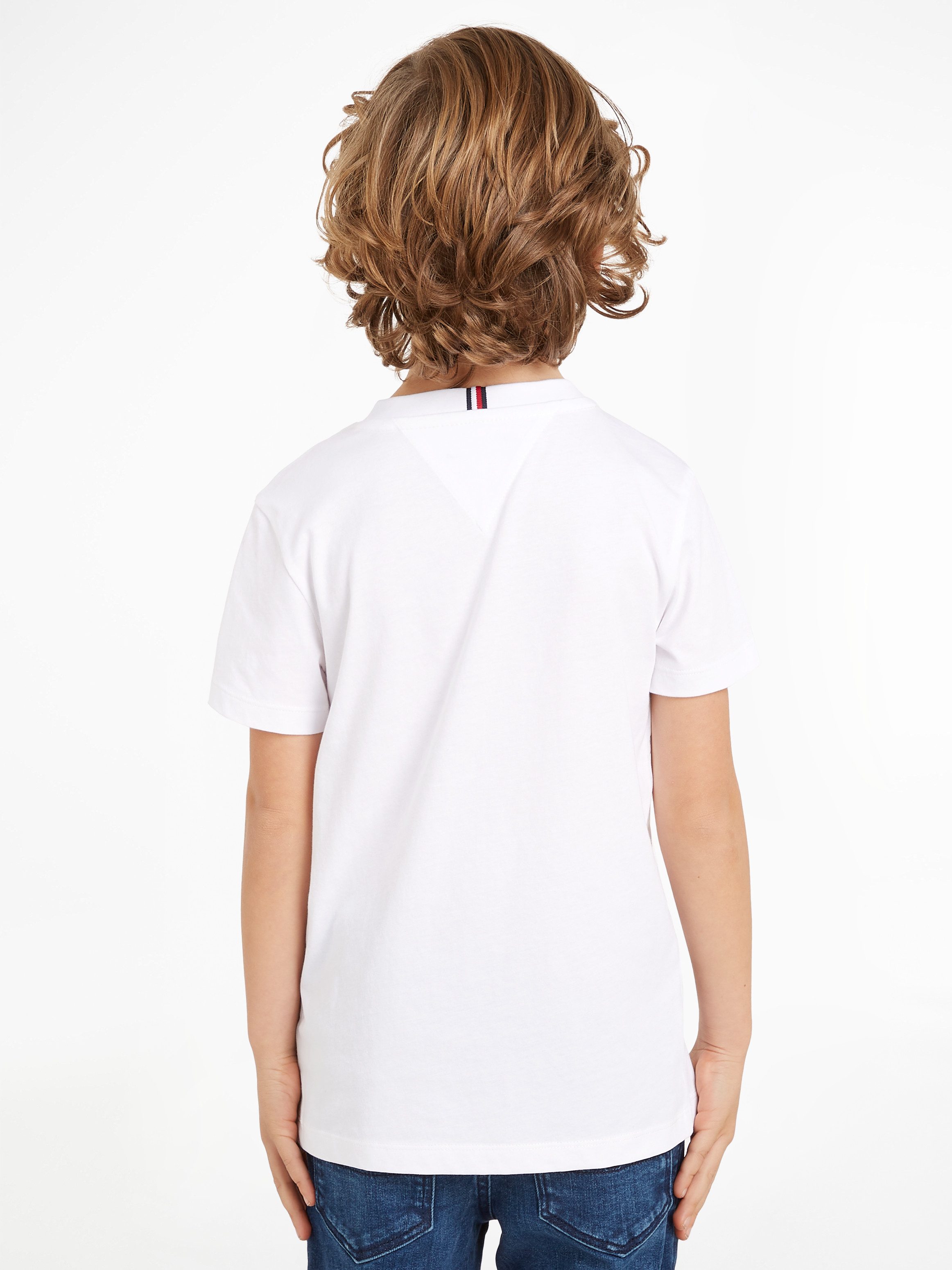 Tommy Hilfiger Shirt met korte mouwen ICON PRINT REGULAR TEE SS Kinderen tot 16 jaar met logo-opdruk