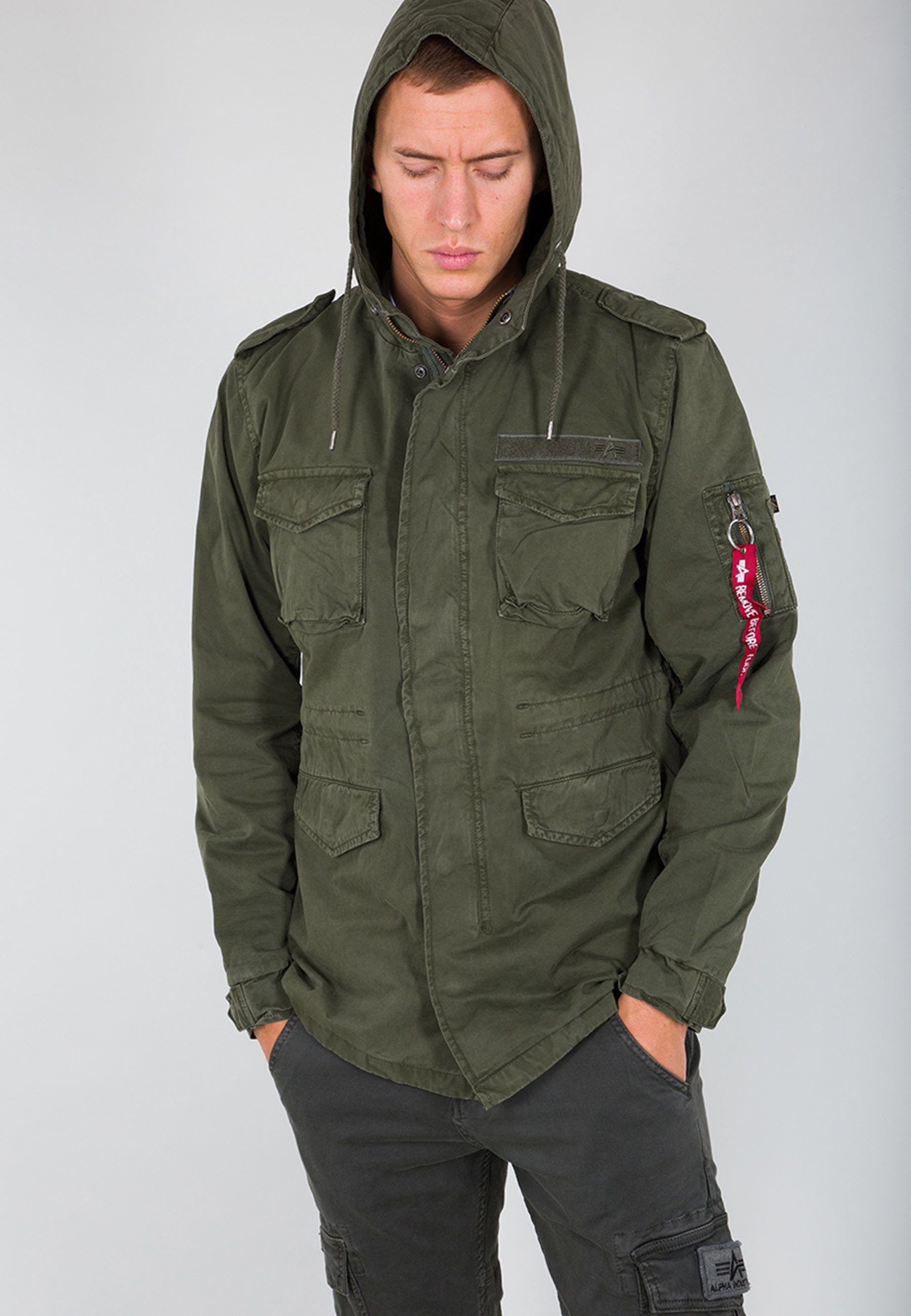 Alpha Industries Field-jacket Alpha Industries Men - Field Jackets Huntington Hood
