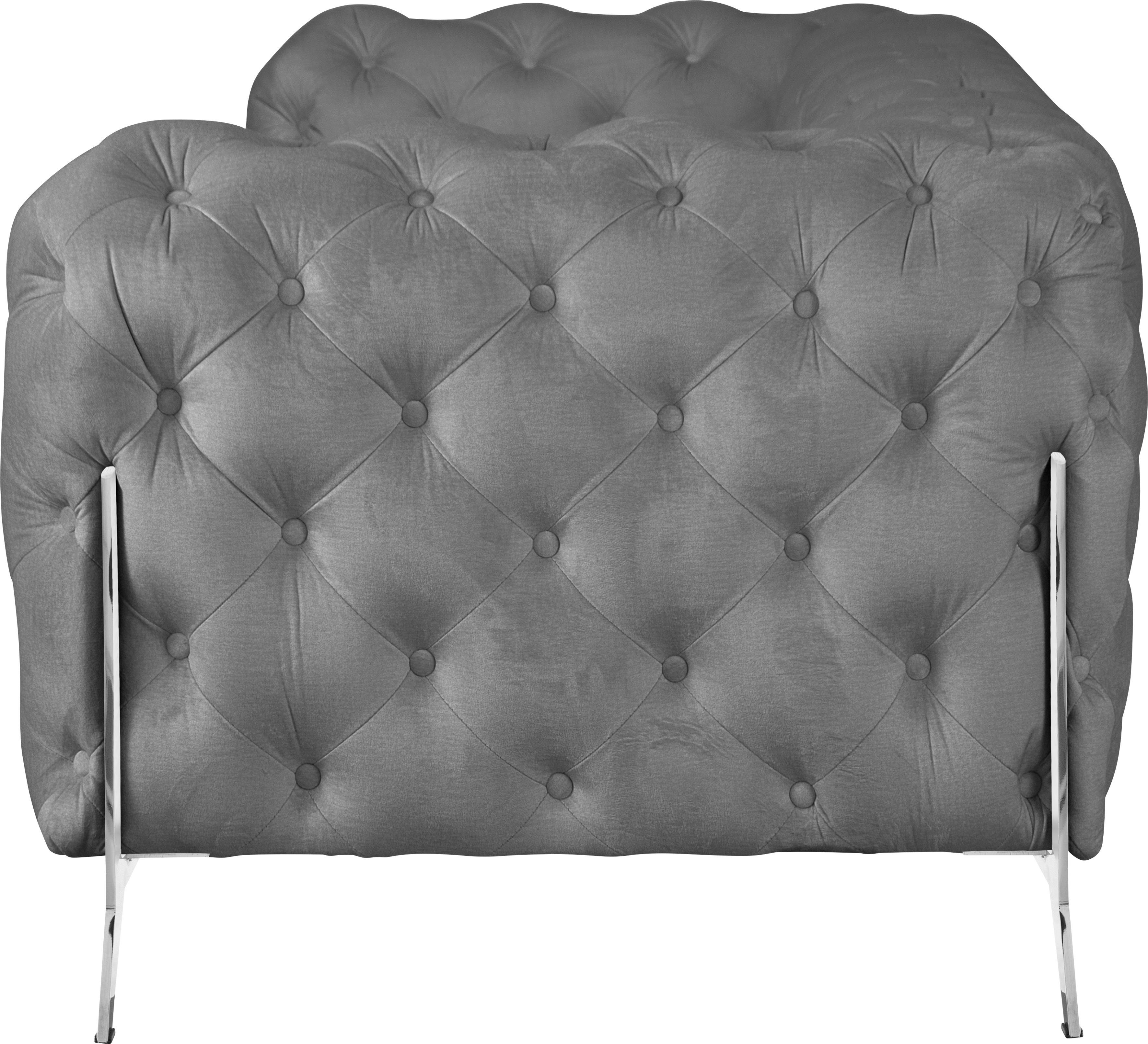 Leonique Chesterfield-bank Amaury luxueuze capitonnage, moderne chesterfield look, kleur van de poten ter keuze