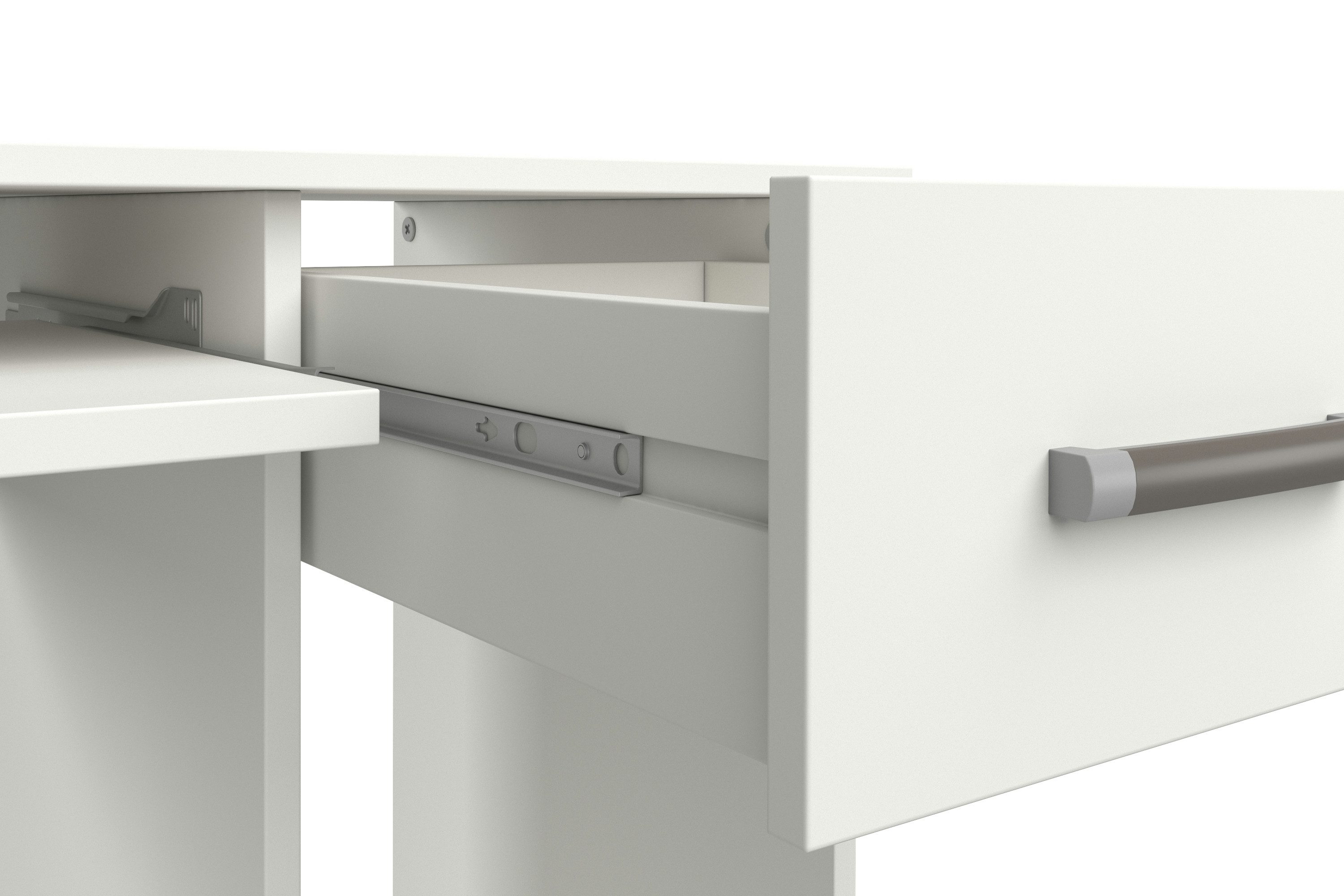 VOGL Möbelfabrik Bureau Don met uittrekplank voor het toetsenbord, made in germany