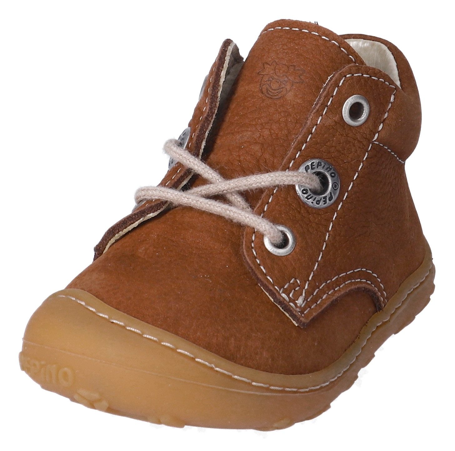 PEPINO by RICOSTA Babyschoentjes Cory 50 WMS: Midden Veterschoen met WMS-systeem, leer, maat sjabloon om te downloaden