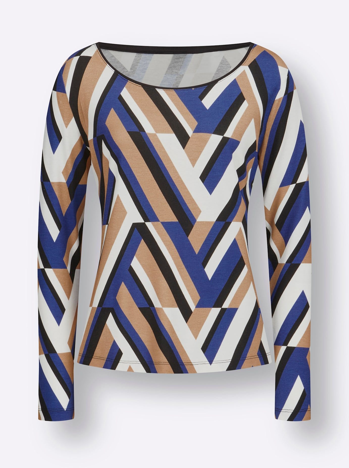 Creation L Shirt met lange mouwen Gedessineerd shirt (1-delig)