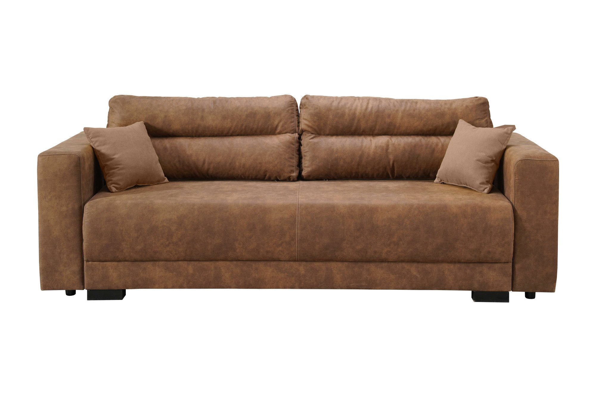 INOSIGN Slaapbank Witla, 237 cm(Ligoppervlak 150/196 cm), met bedlade incl. losse sier- en rugkussens en met pocketvering-bekleding