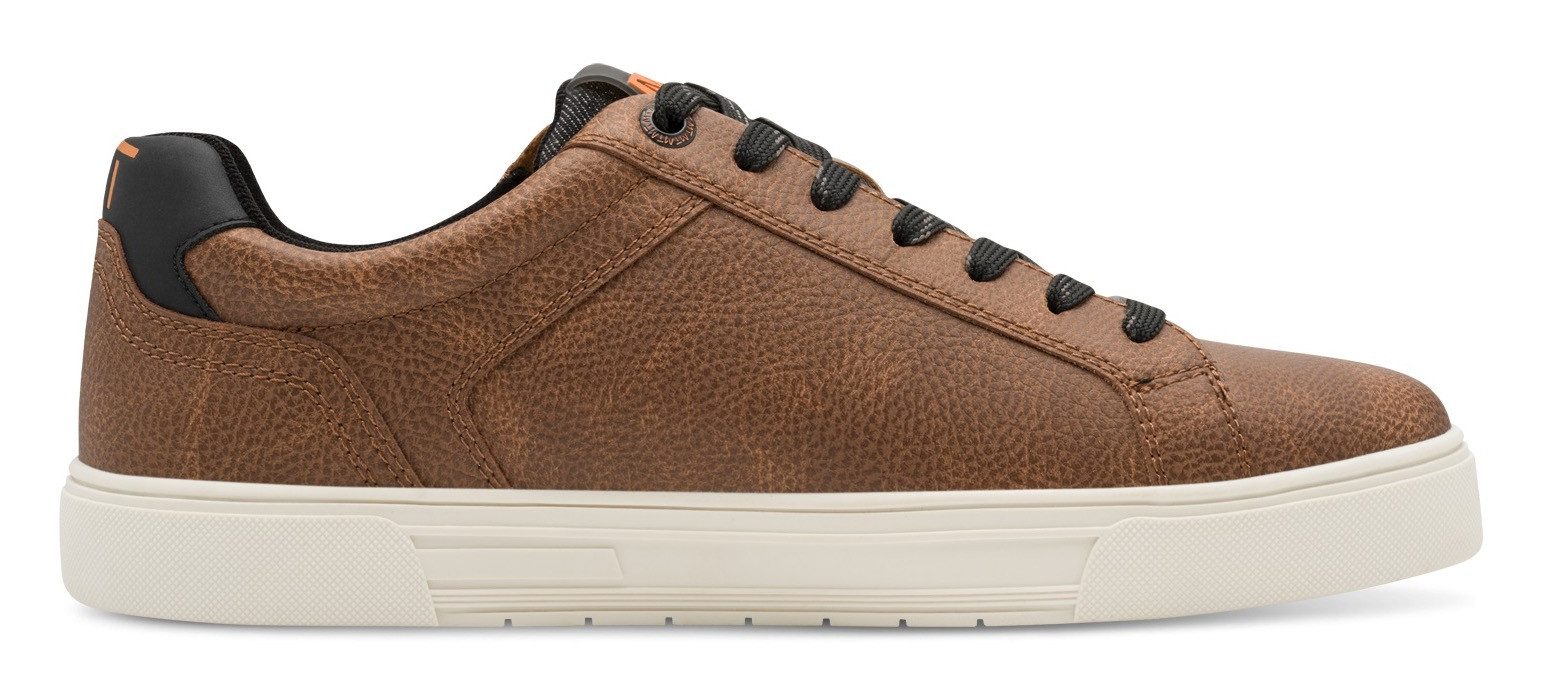 Marco Tozzi Sneakers , vrijetijdsschoen, halfschoen, veterschoen met zijlogo-debossing