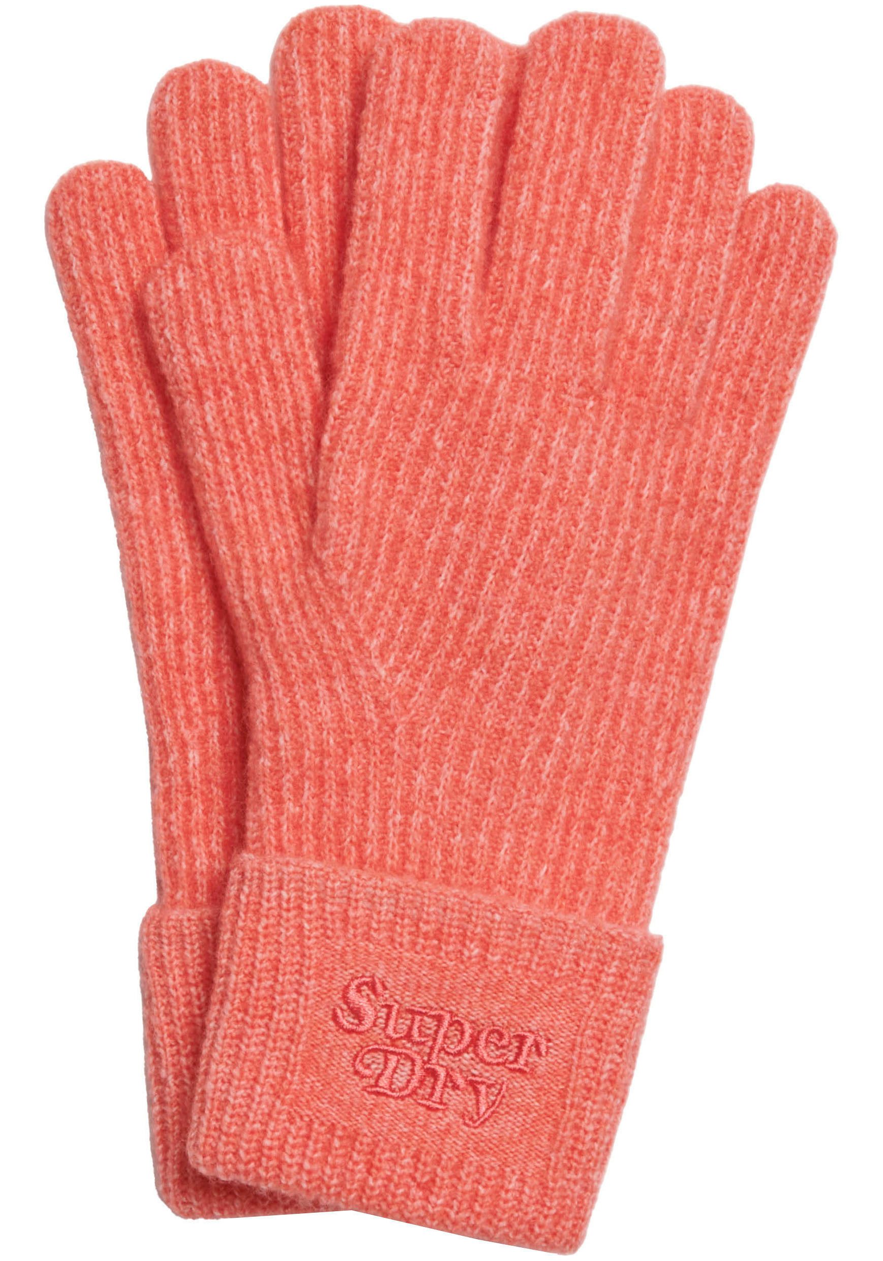 Superdry Gebreide handschoenen SOFT RIB KNIT GLOVES