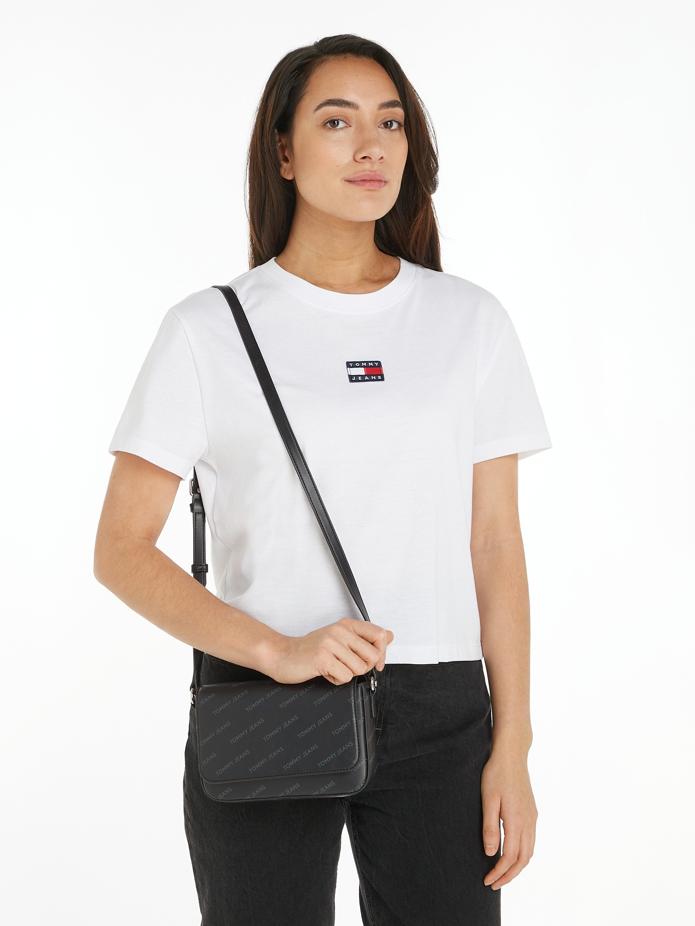 TOMMY JEANS Schoudertas Women TJW ESS MUST FLAP CROSS PRINT Crossover