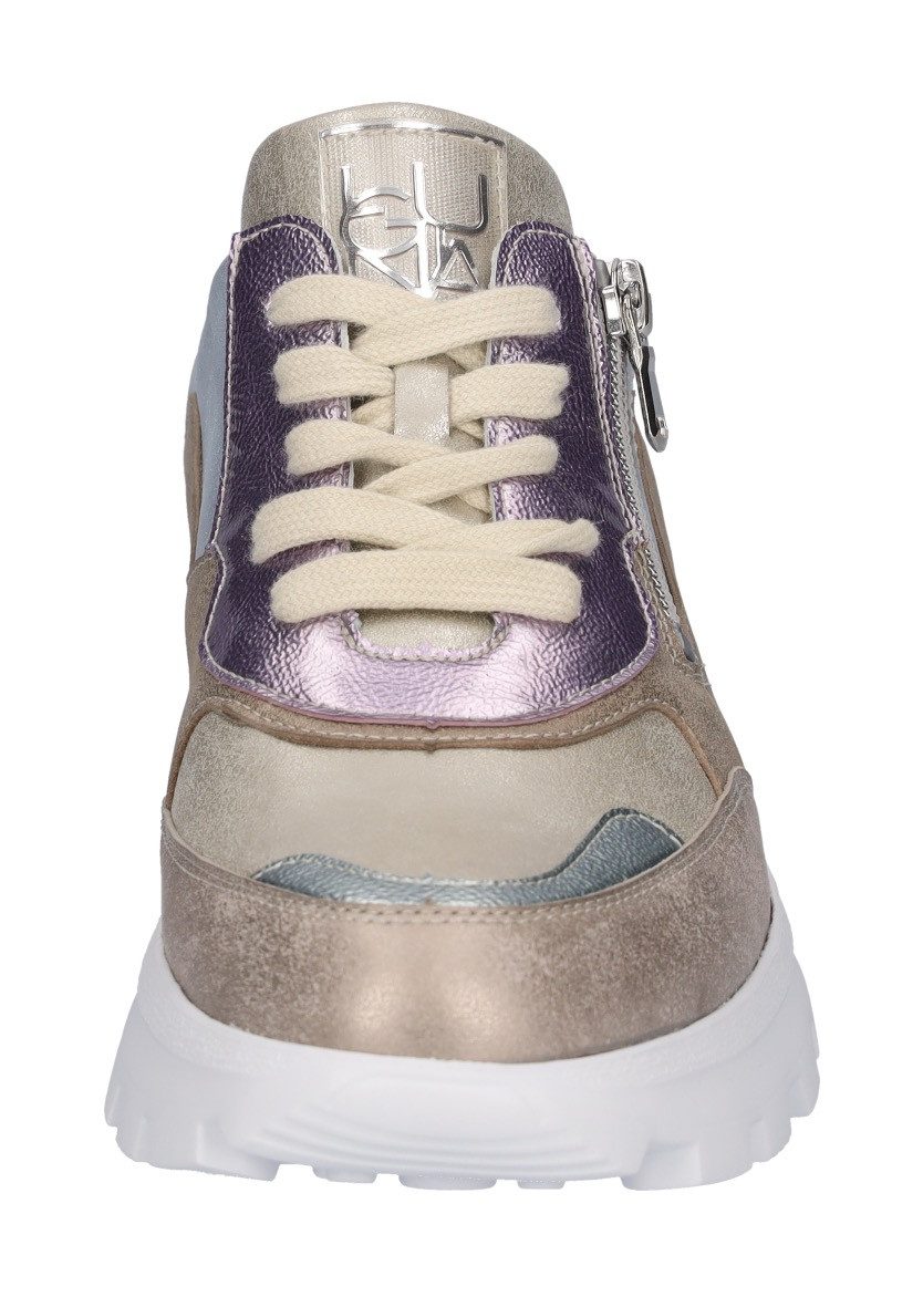 Waldläufer Plateausneakers H-AJALA , veterschoenen, lage schoen, comfortabele schoen in h-breedte (=zeer breed)