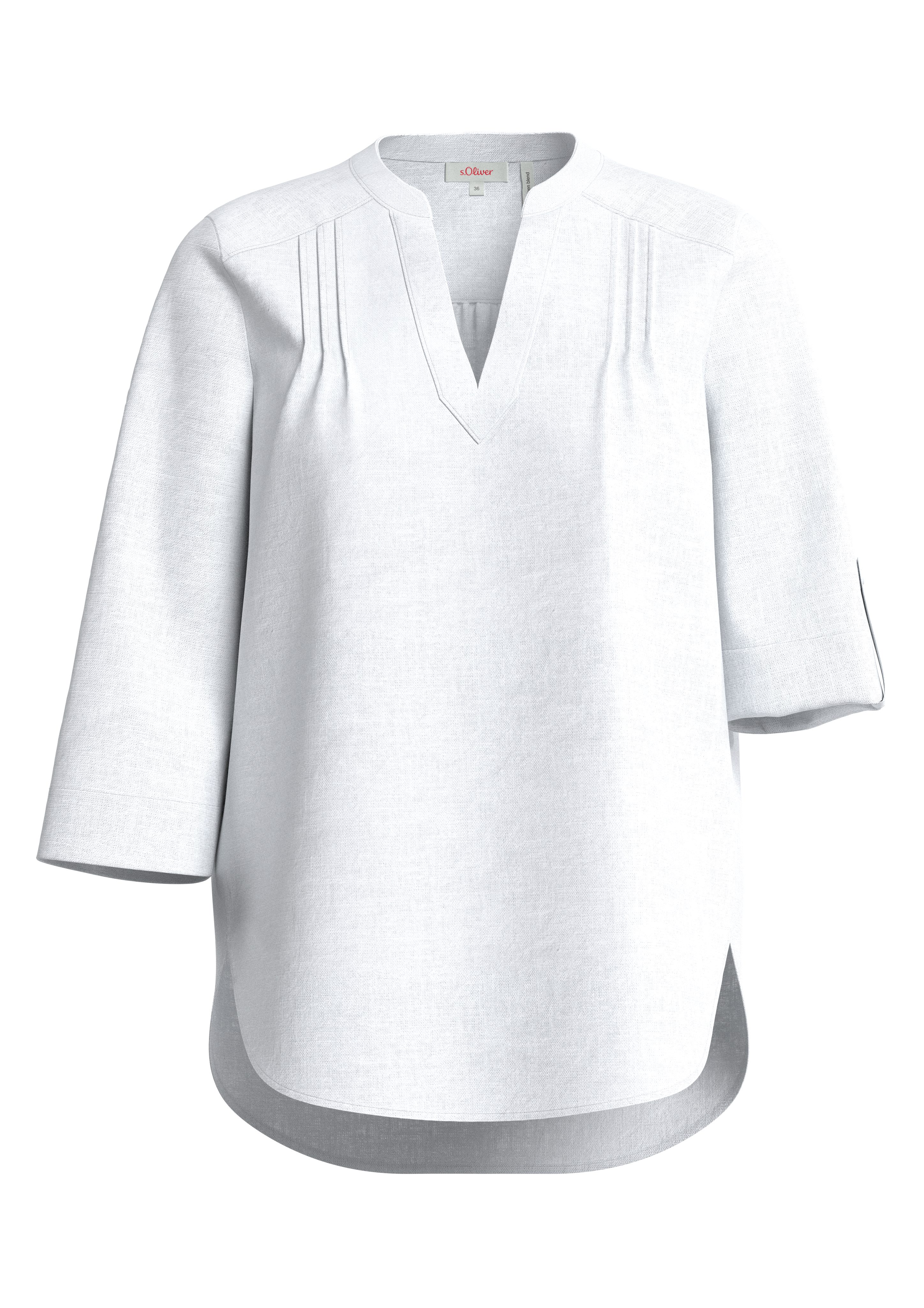 s.Oliver Klassieke blouse met 3 4-mouwen
