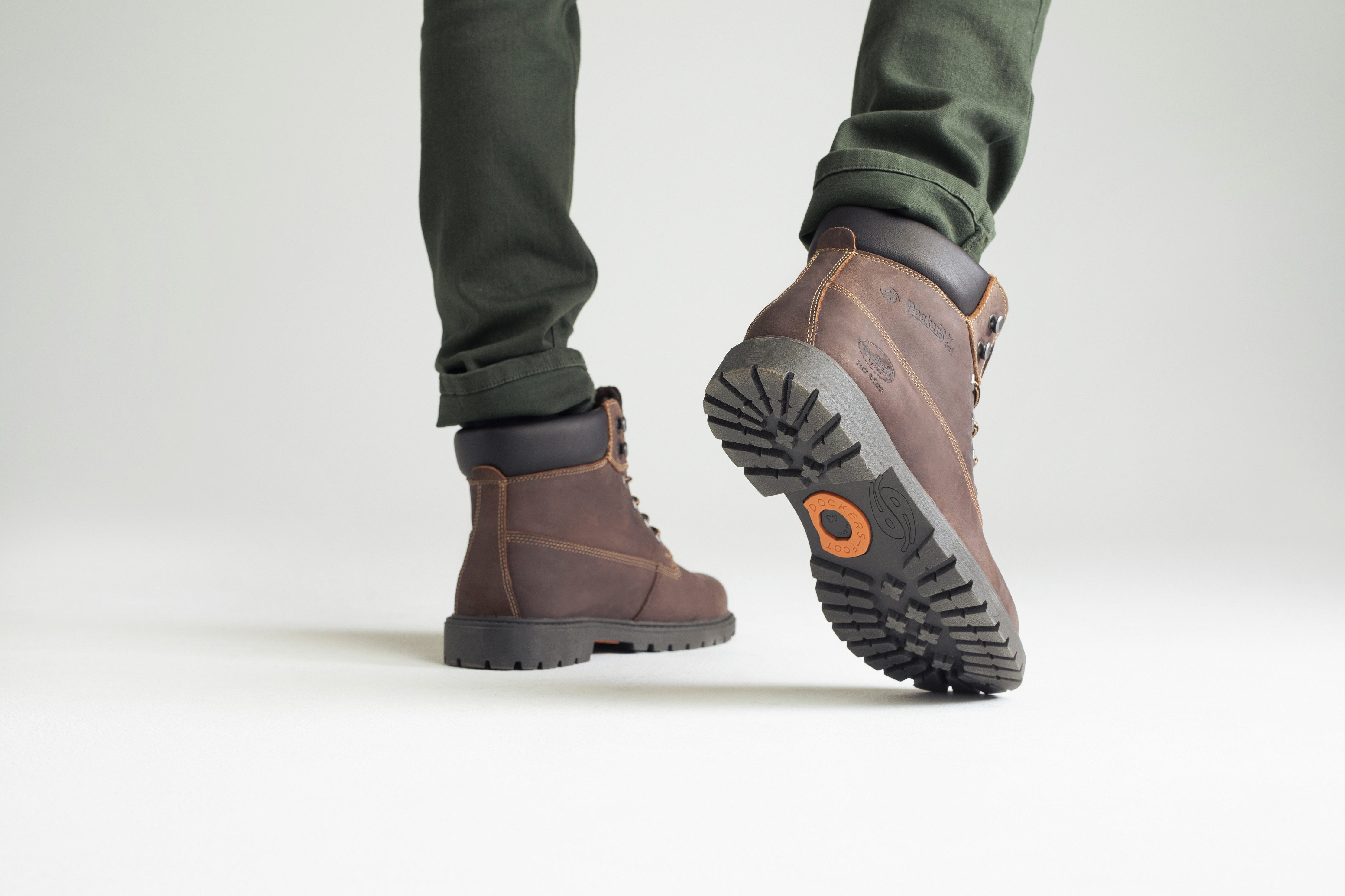 Dockers by Gerli Winterlaarzen Werkschoenen, veterschoenen met blokhak