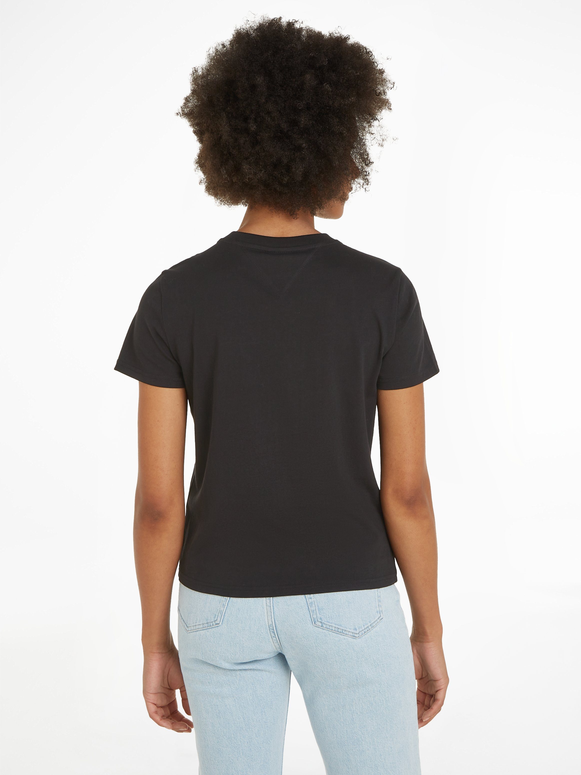 TOMMY JEANS Shirt met ronde hals TJW REG ESSENTIAL LOGO + TEE EXT