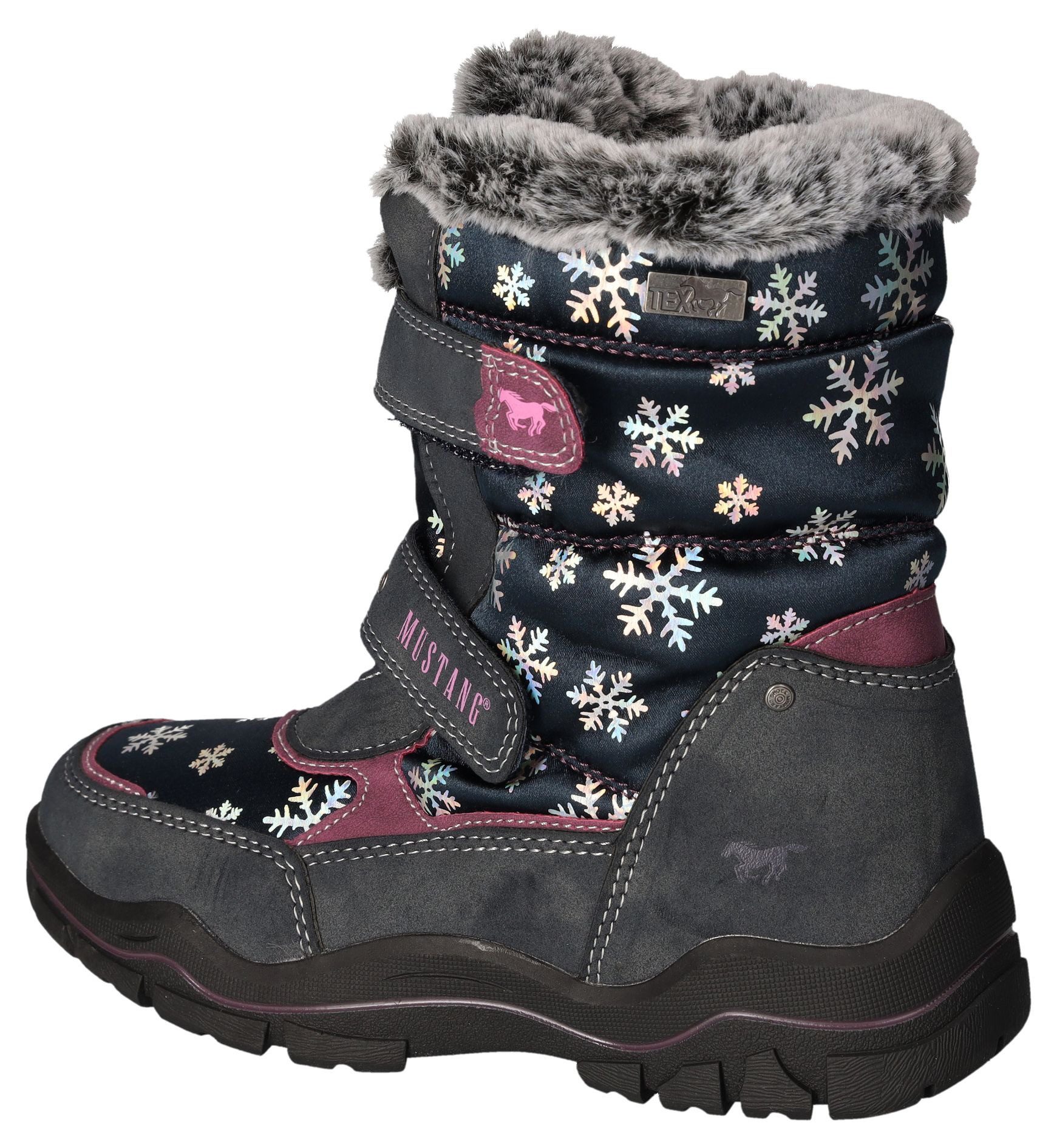 Mustang Shoes Winterlaarzen winterlaarzen, klittenbandschoenen in comfortabele breedte