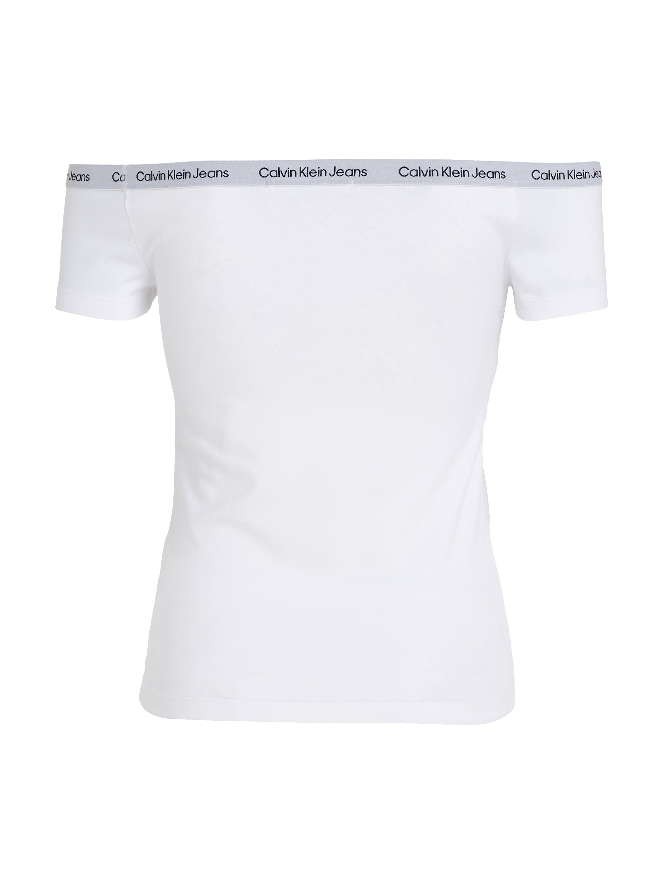 Calvin Klein T-shirt LOGO ELASTIC BARDOT TOP
