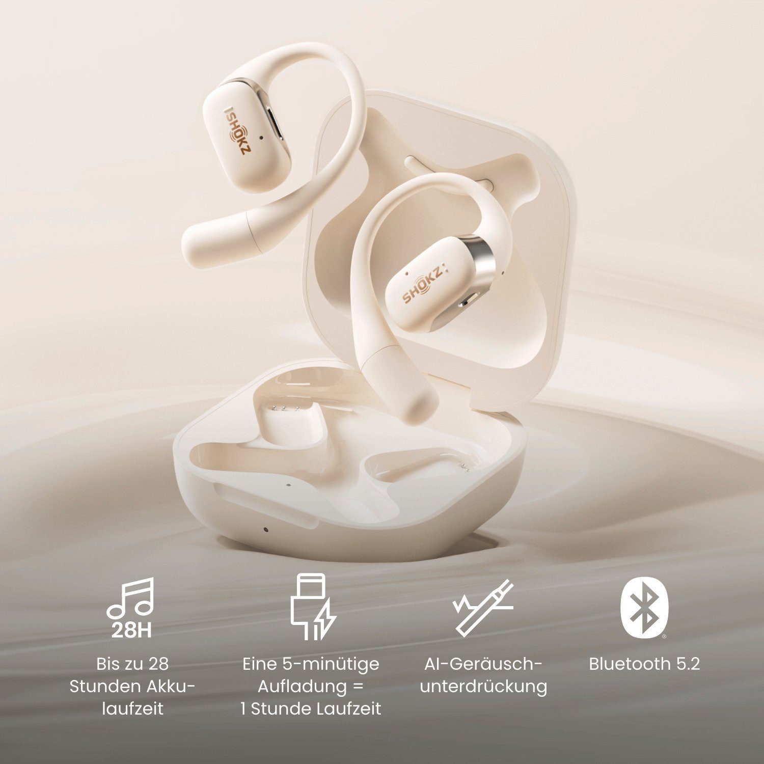 Shokz In-ear-oordopjes OpenFit