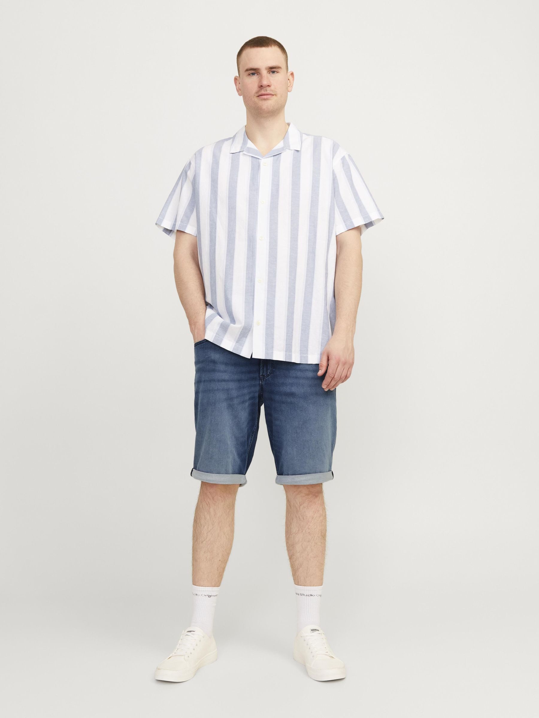 Jack & Jones PlusSize Short JJIRICK JJICON SHORTS GE 341 I.K SN PLS