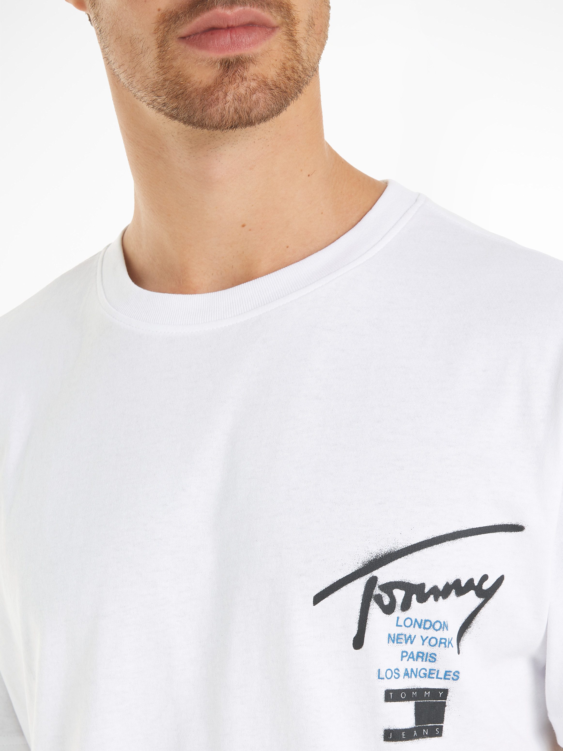 TOMMY JEANS T-shirt TJM REG GRAFFITI SIG TEE EXT