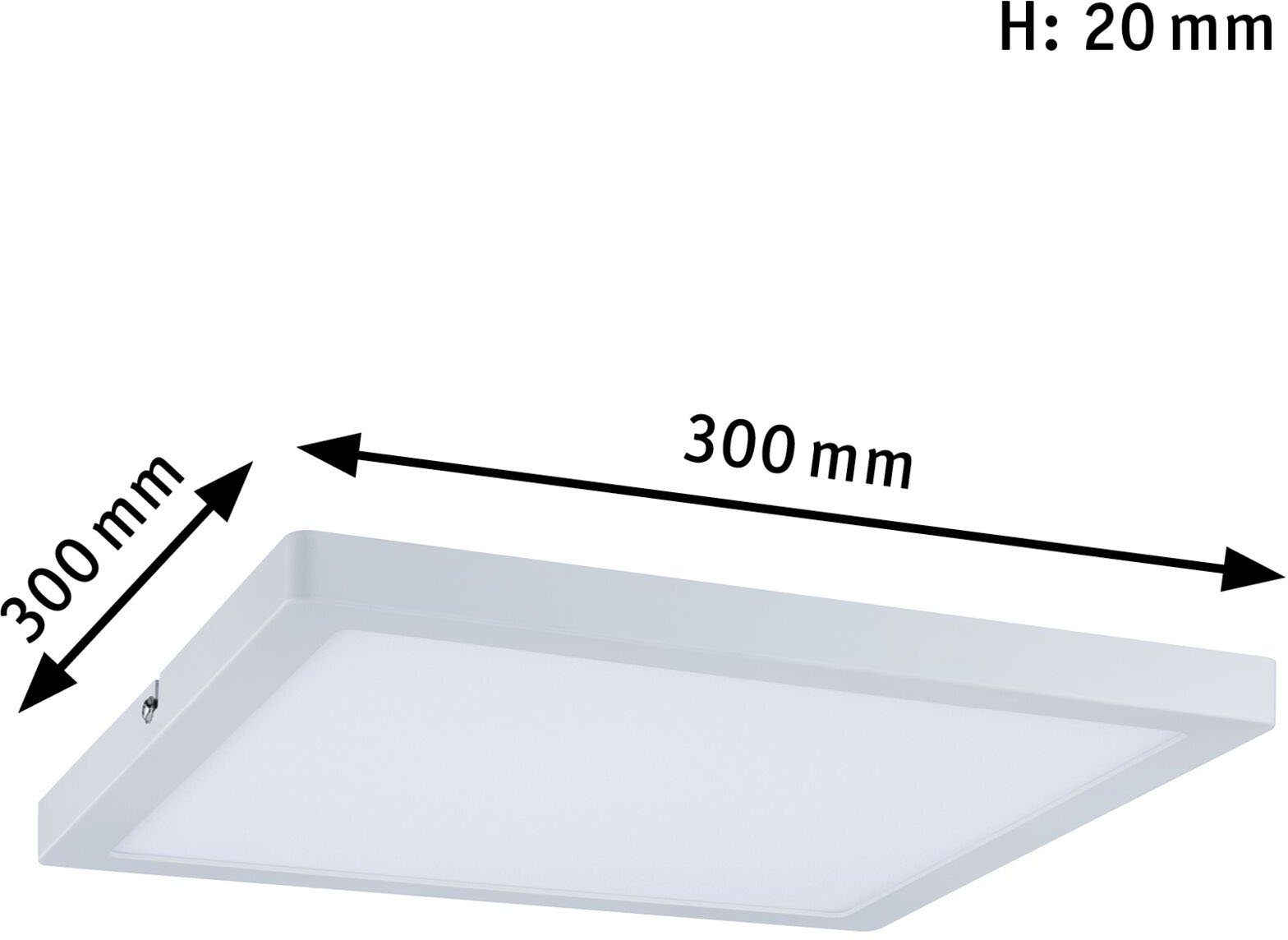 Paulmann Led-paneel Atria Atria vierkant 300x300mm 16,5W 2.700K, 230 V, kunststof (1 stuk)