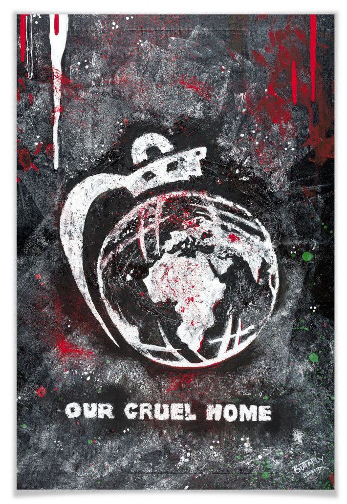 Wall-Art Poster Our Cruel World Poster, artprint, wandposter (1 stuk)