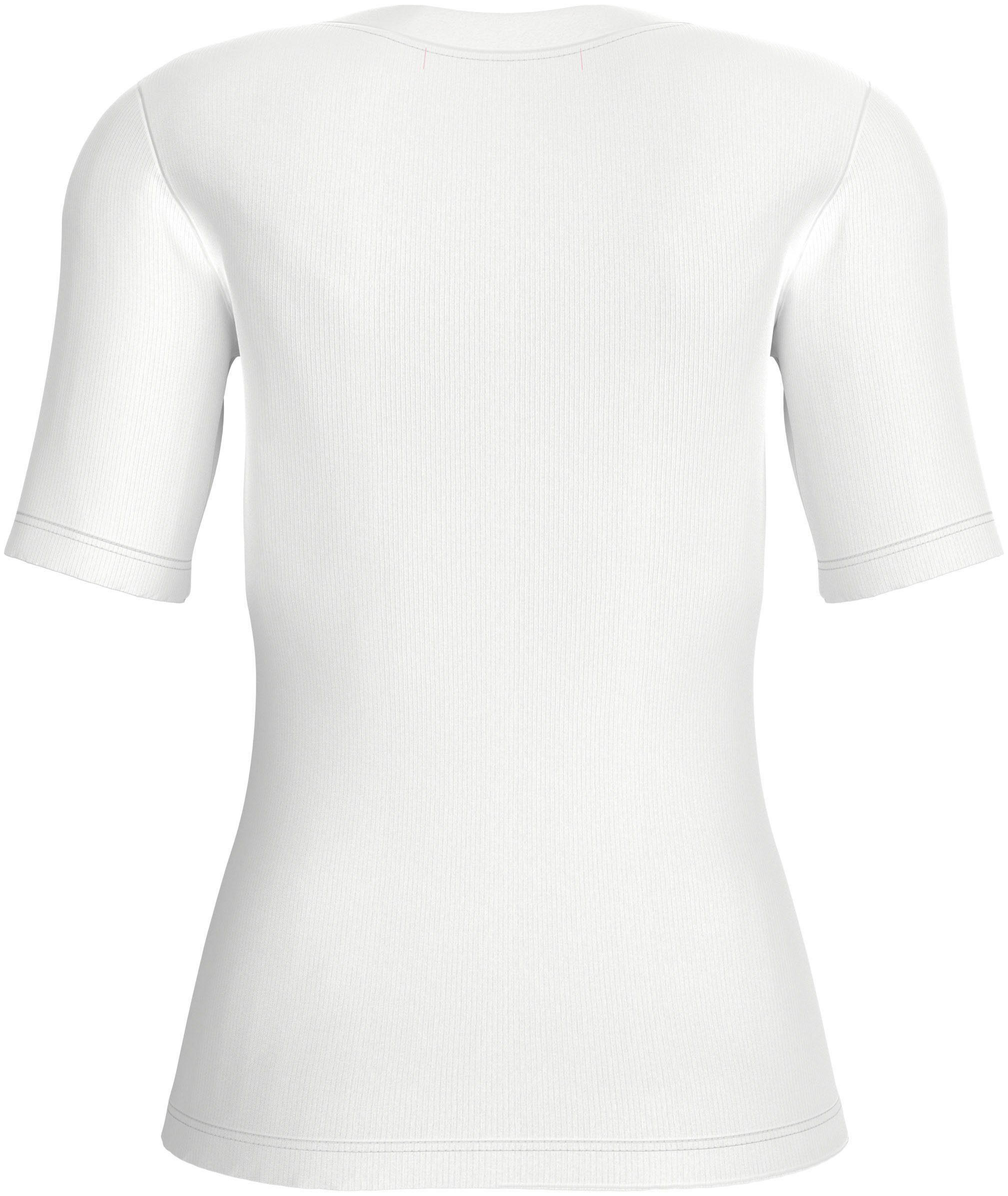 Calvin Klein T-shirt WOVEN LABEL RIB V-NECK TEE