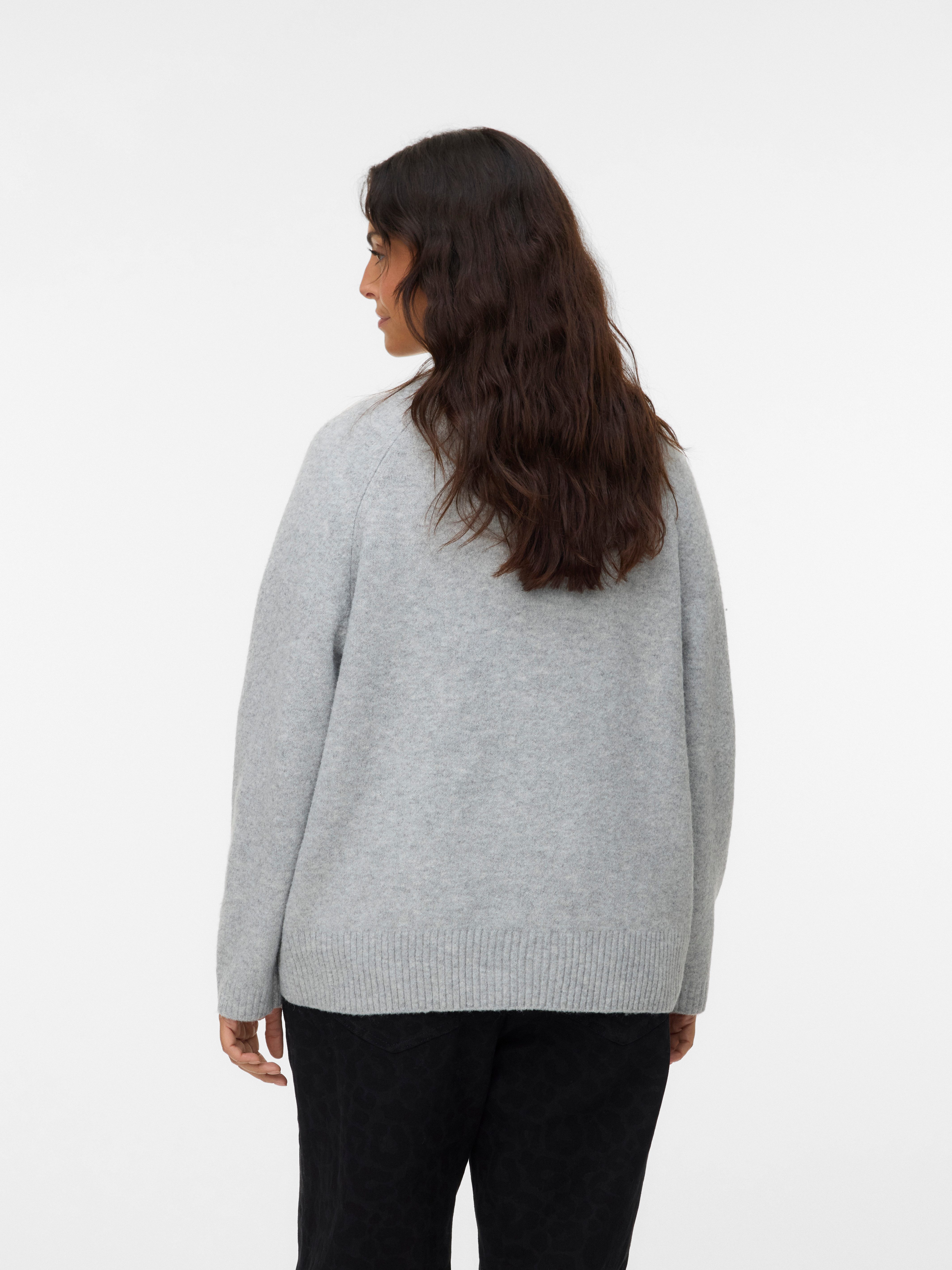 Vero Moda Curve Vest VMCBOOM LS V-NECK BUTTON CARDI NOOS CUR