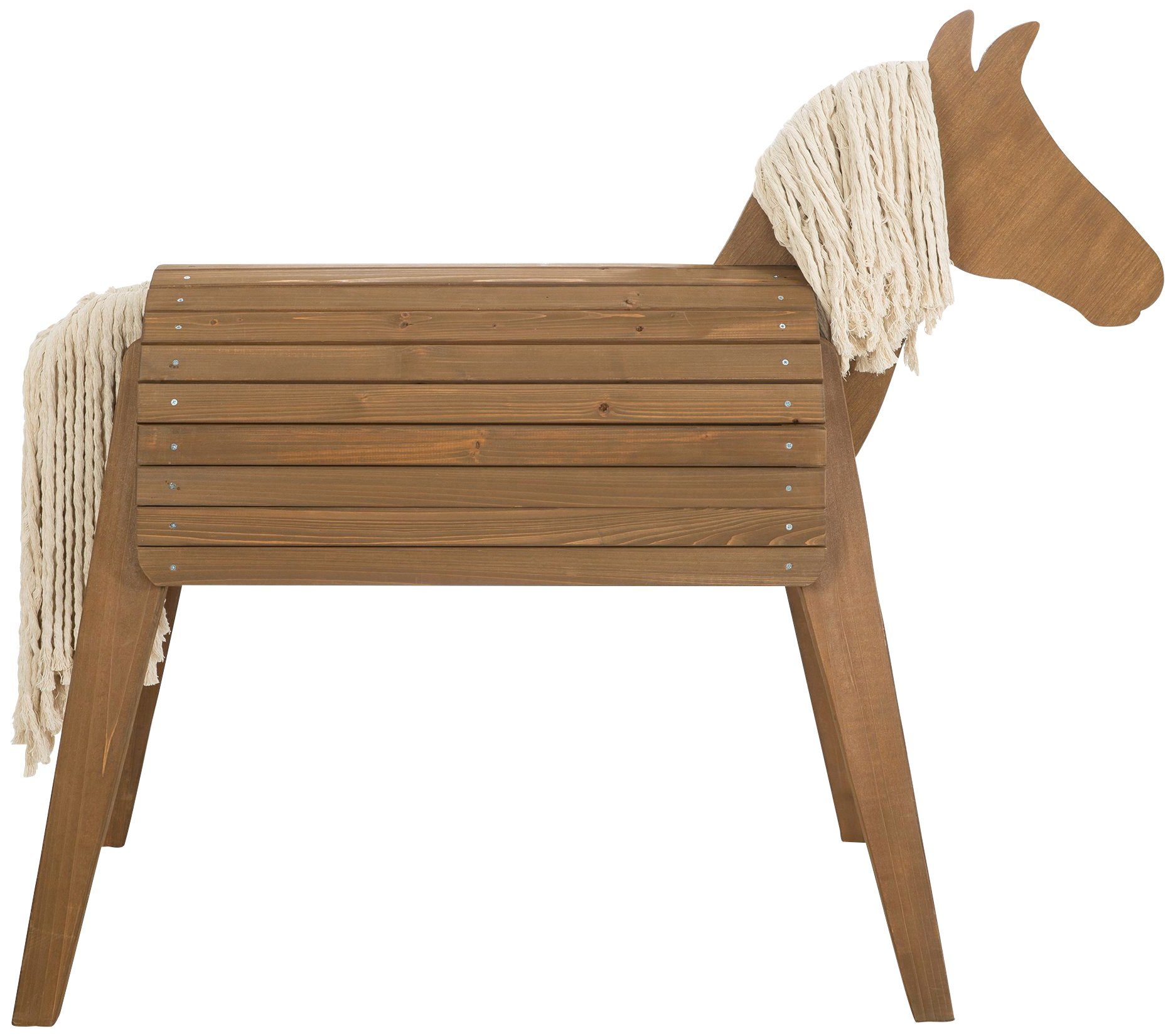 Roba® Houten paard Hxbxd: 156 x 51 x 139 cm