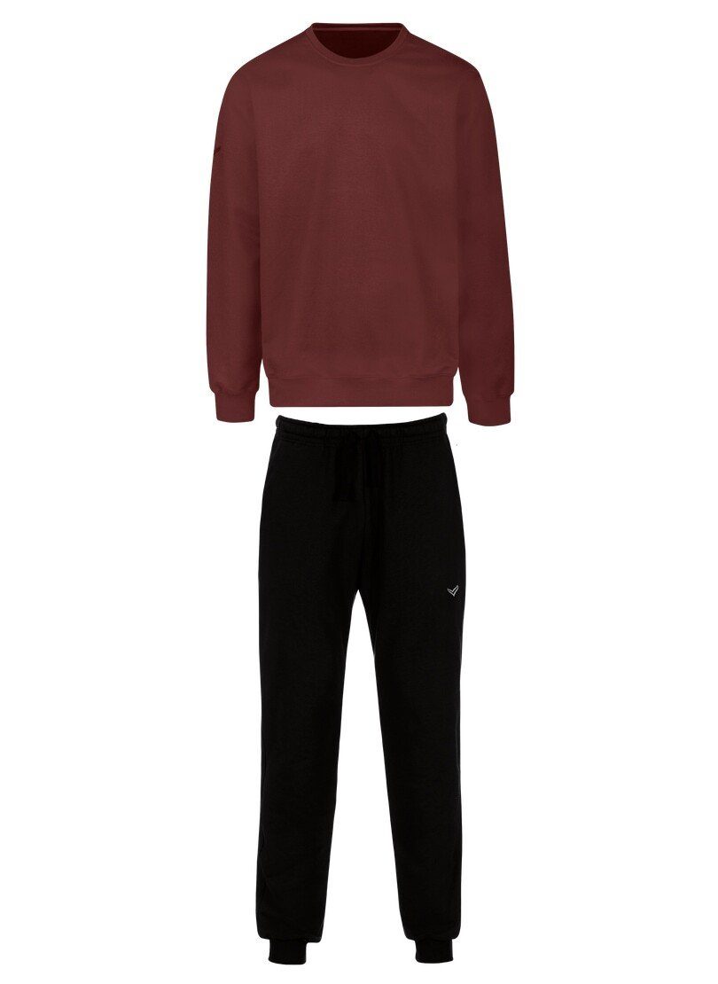 Trigema Joggingpak TRIGEMA bio-vrijetijdspak (1-delig) dames fitness maat S bruin
