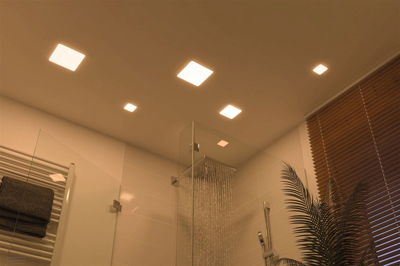 Paulmann Ledinbouwlamp VariFit Veluna IP44 vierkant 75x75mm 4,5W 360lm 3000K Satin (1 stuk)