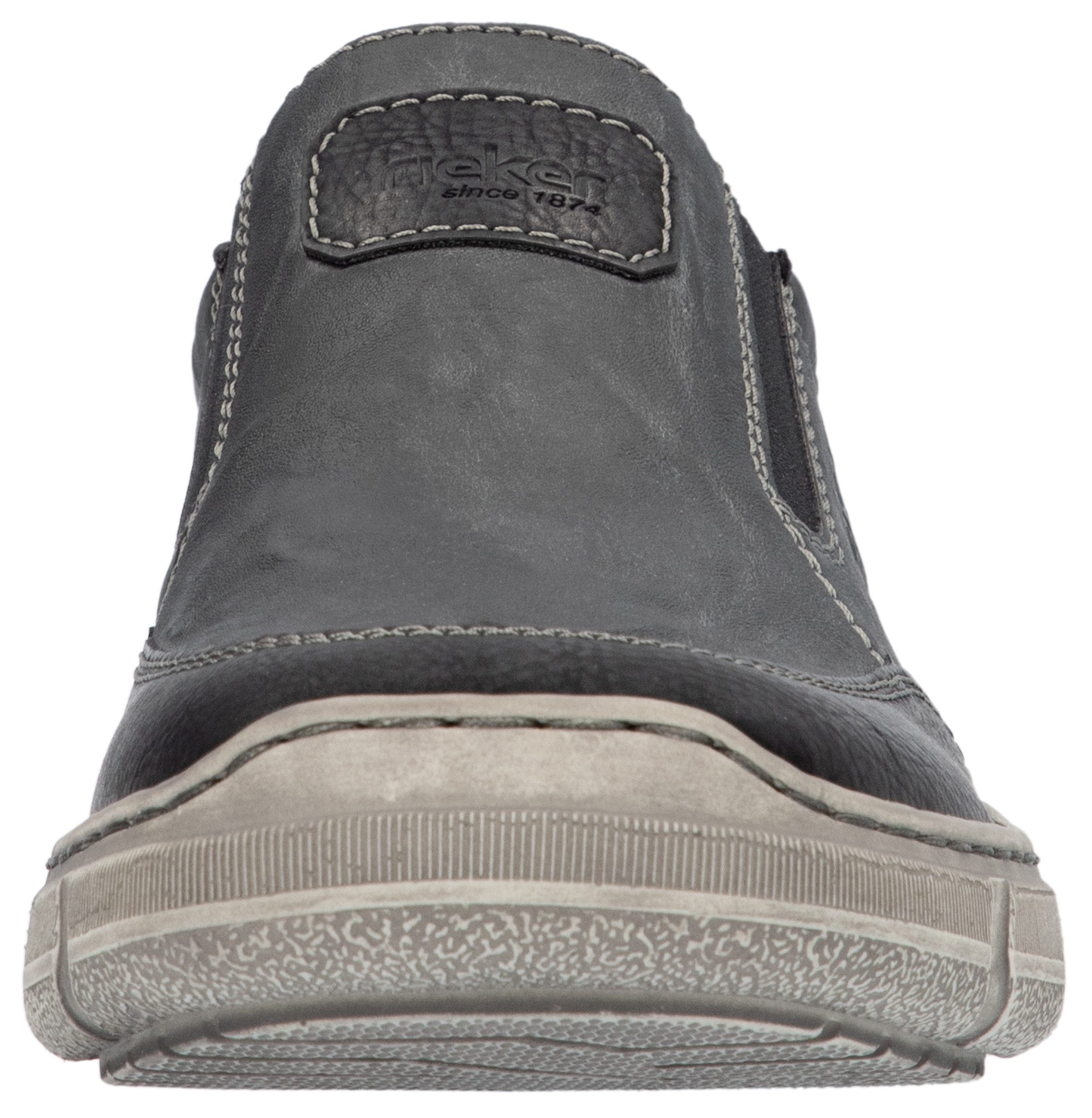 Rieker Instappers slip-on sneaker, lage schoen, instapschoen met elastiek aan beide zijden