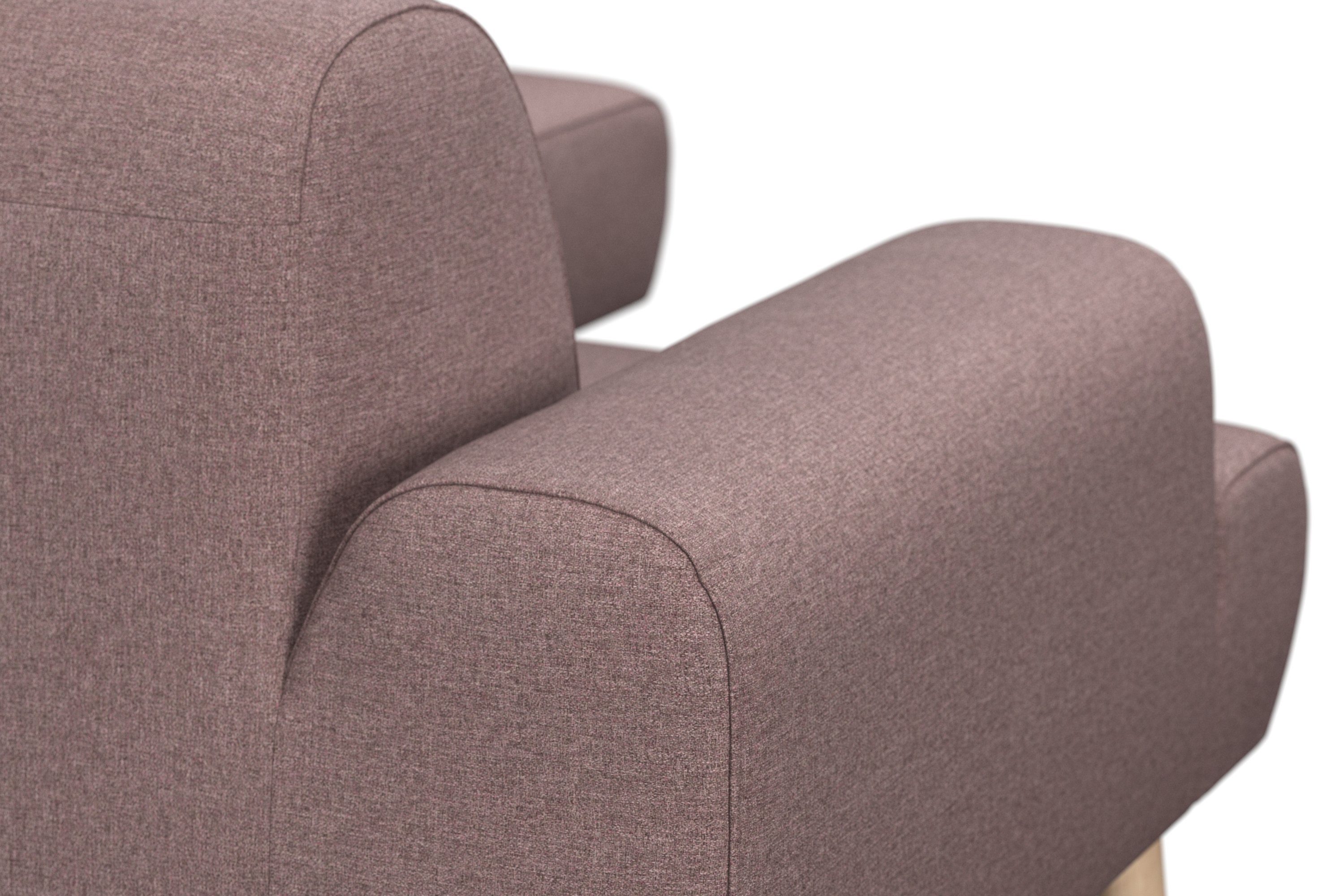 andas Hoekbank Swift L-vorm Binnenveringsinterieur, bxdxh: 192x83x176 cm