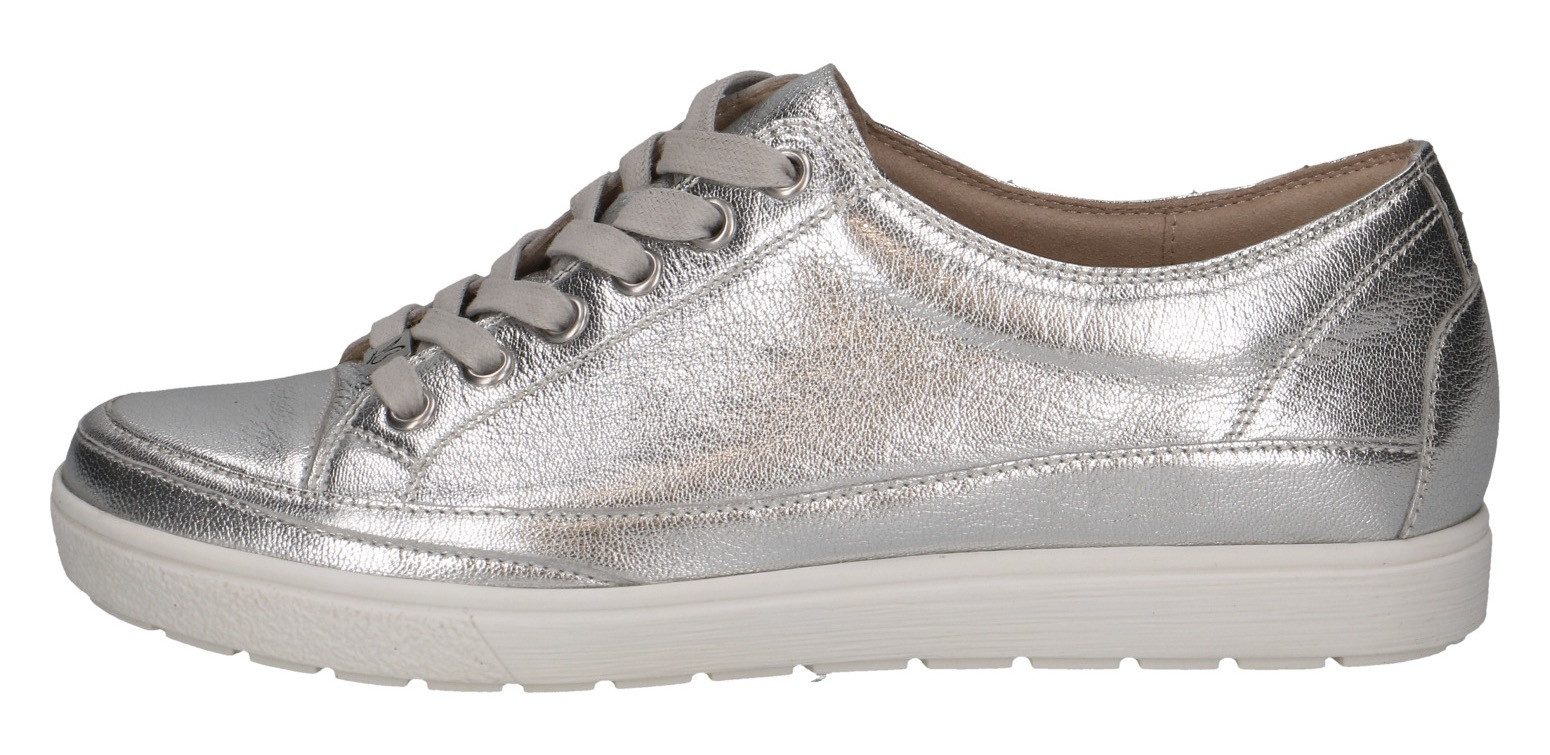 Caprice Plateausneakers vrijetijdsschoen, lage schoen, veterschoen met gepolsterde schacht